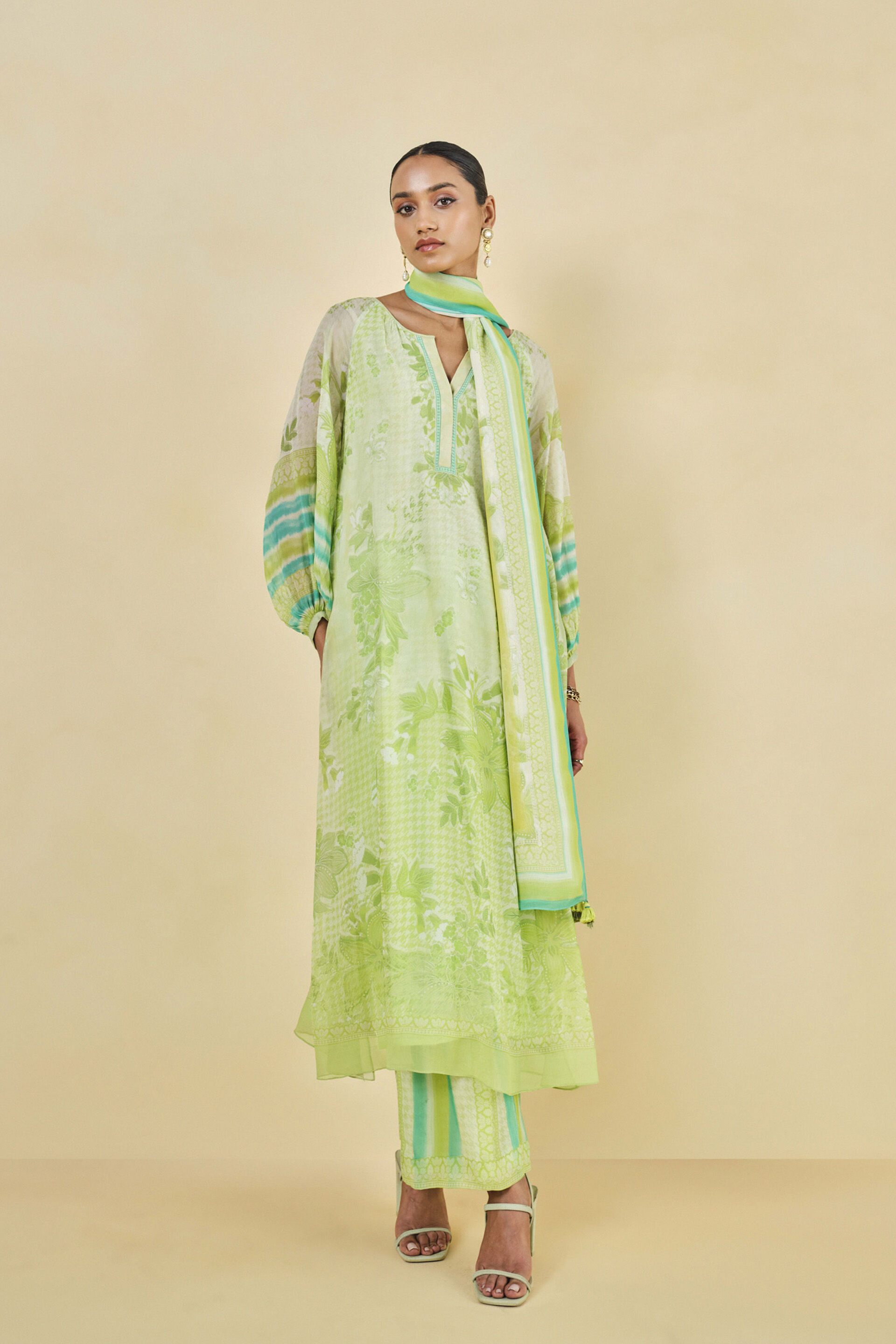 Mongo Suit Set - Lime, Lime, image 1