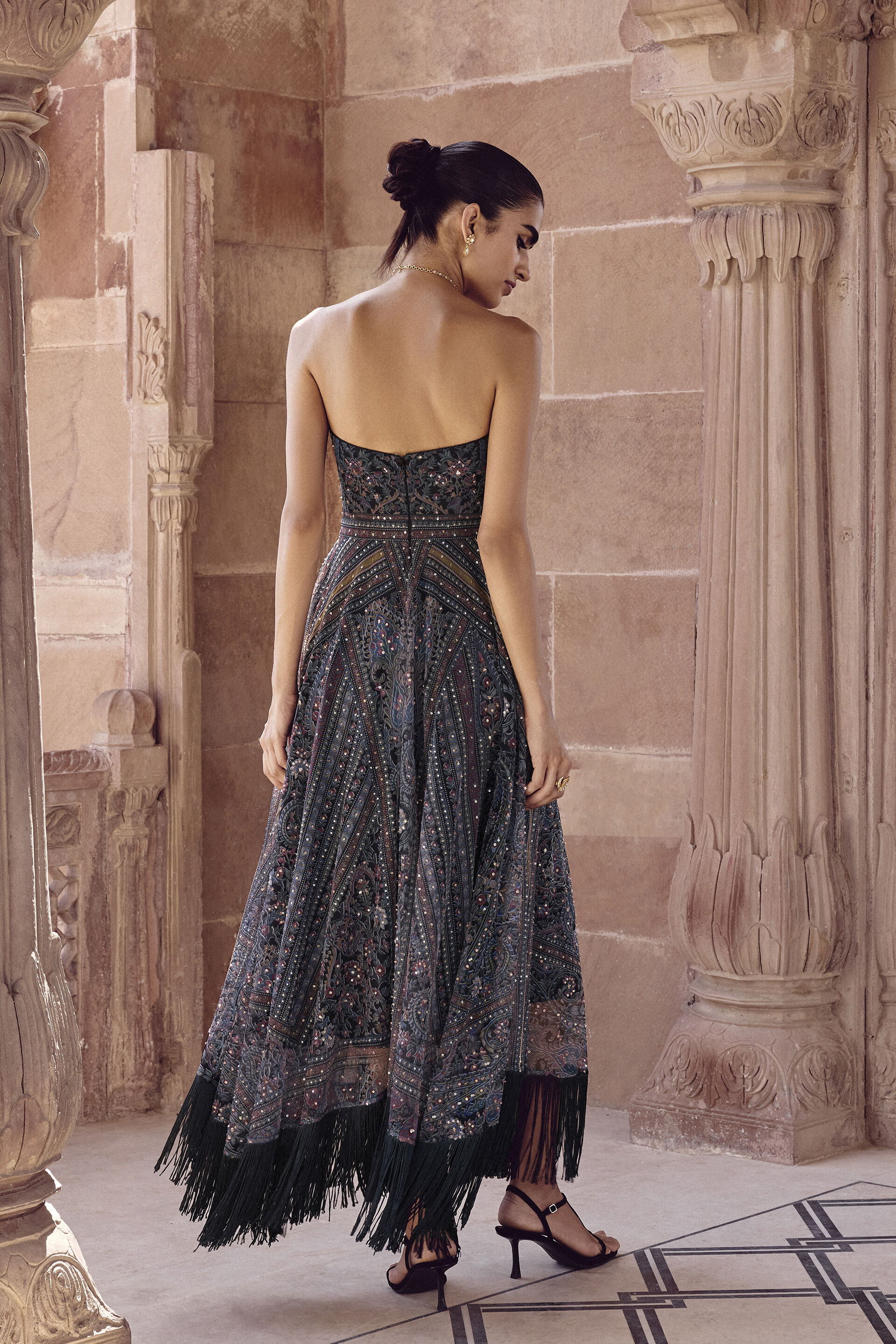 Nameera Dress - Black