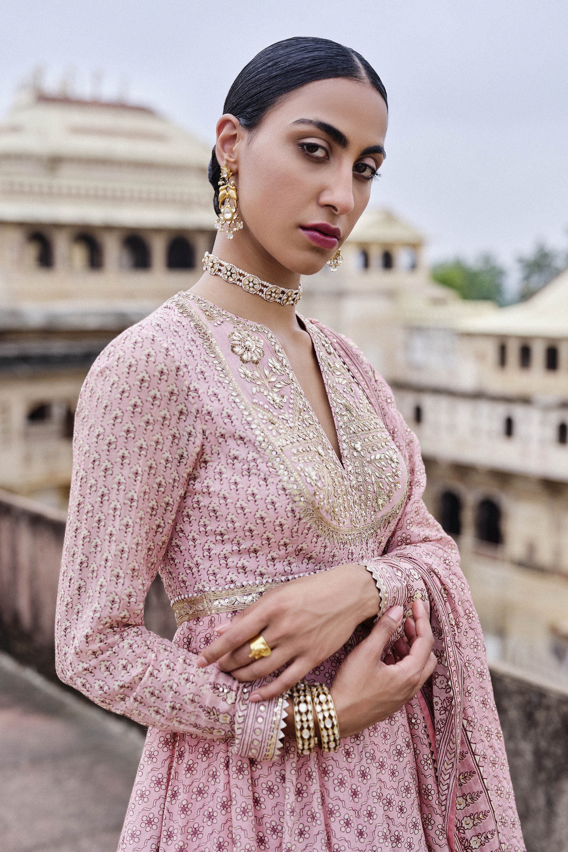 Online gota patti jewellery clearance