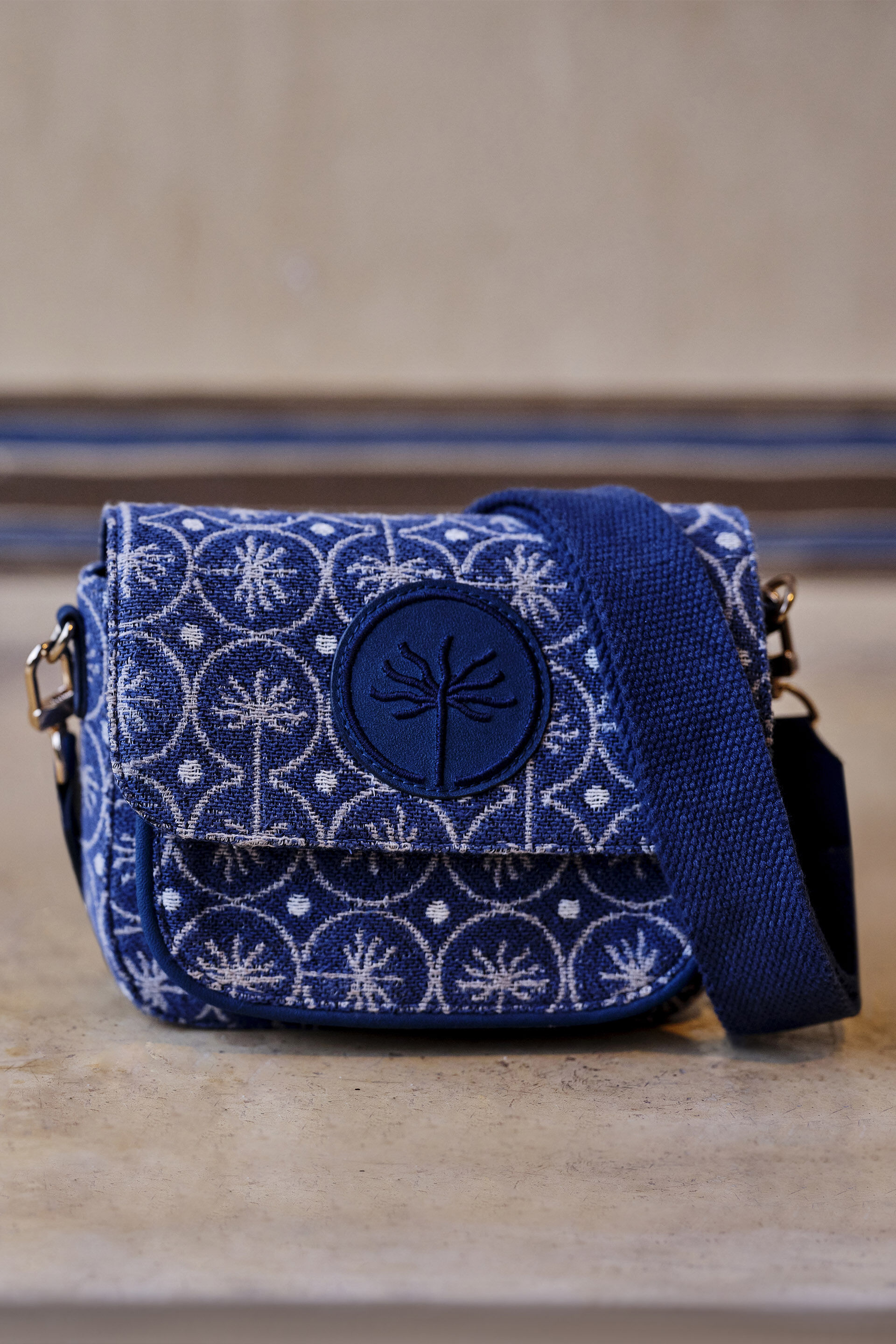 Root Core Crossbody Bag- Blue, Blue, image 3