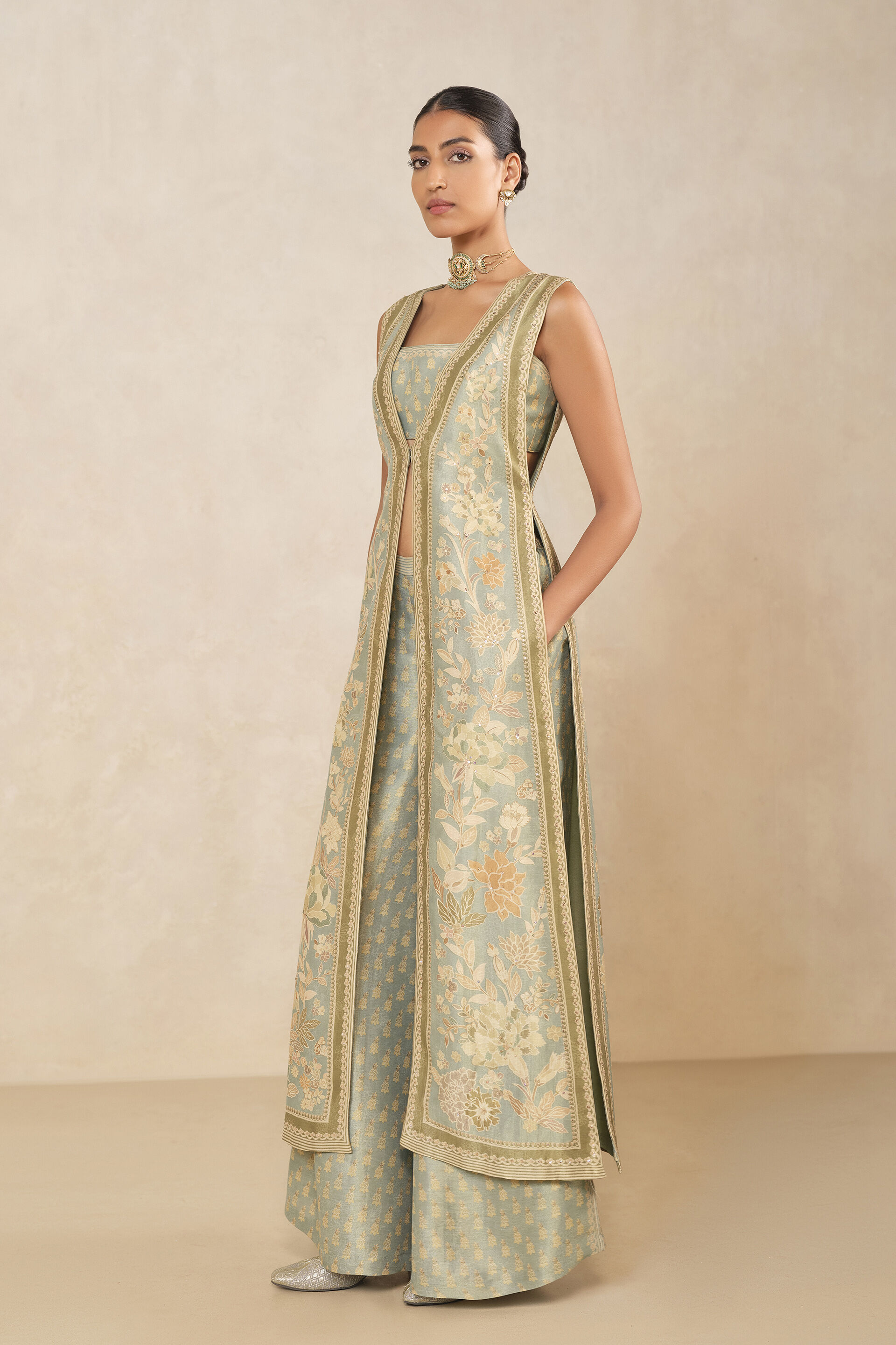 Hoor Jacket Set - Sage, Sage, image 4