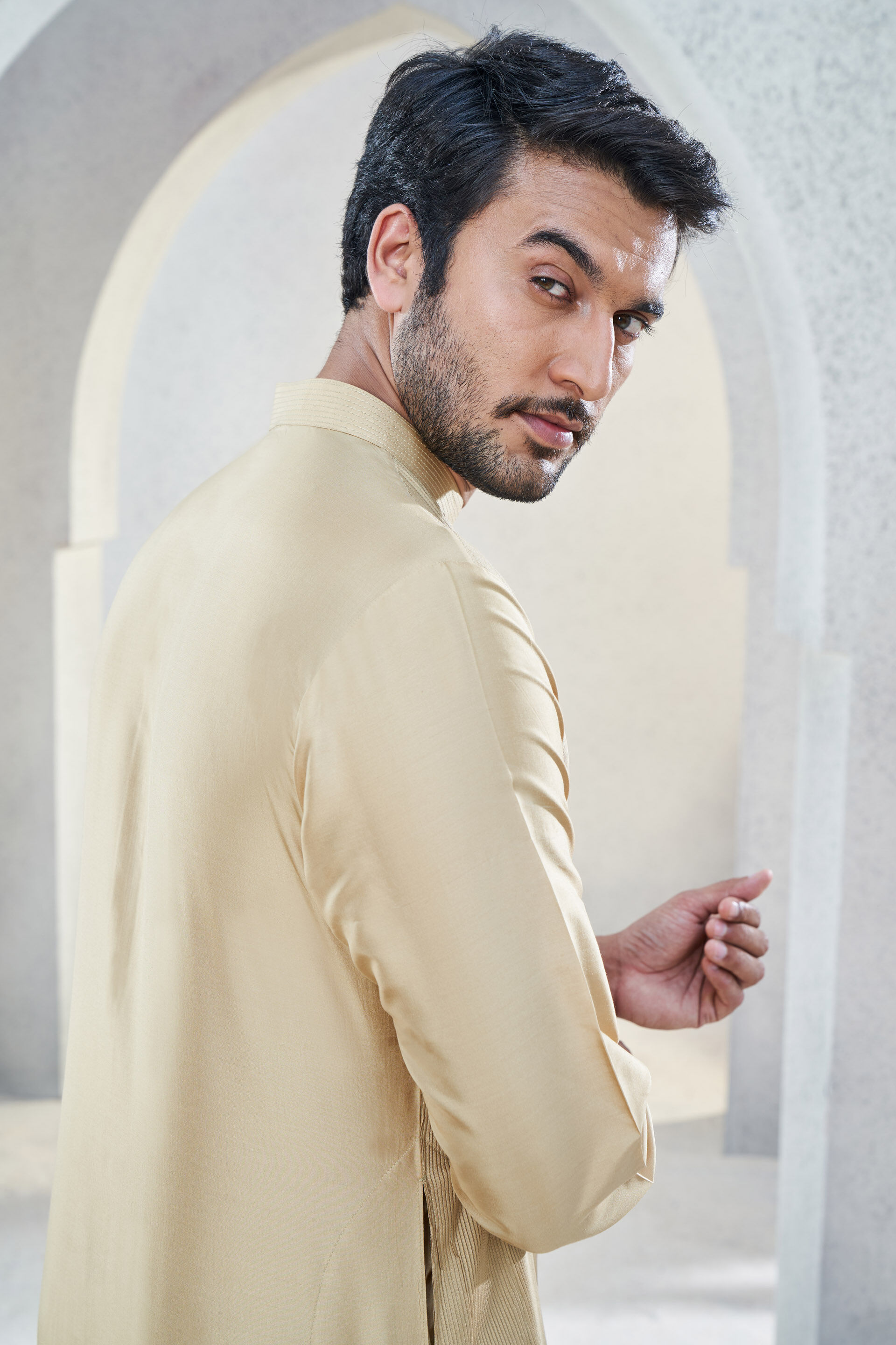 Affan Kurta - Gold, Gold, image 5