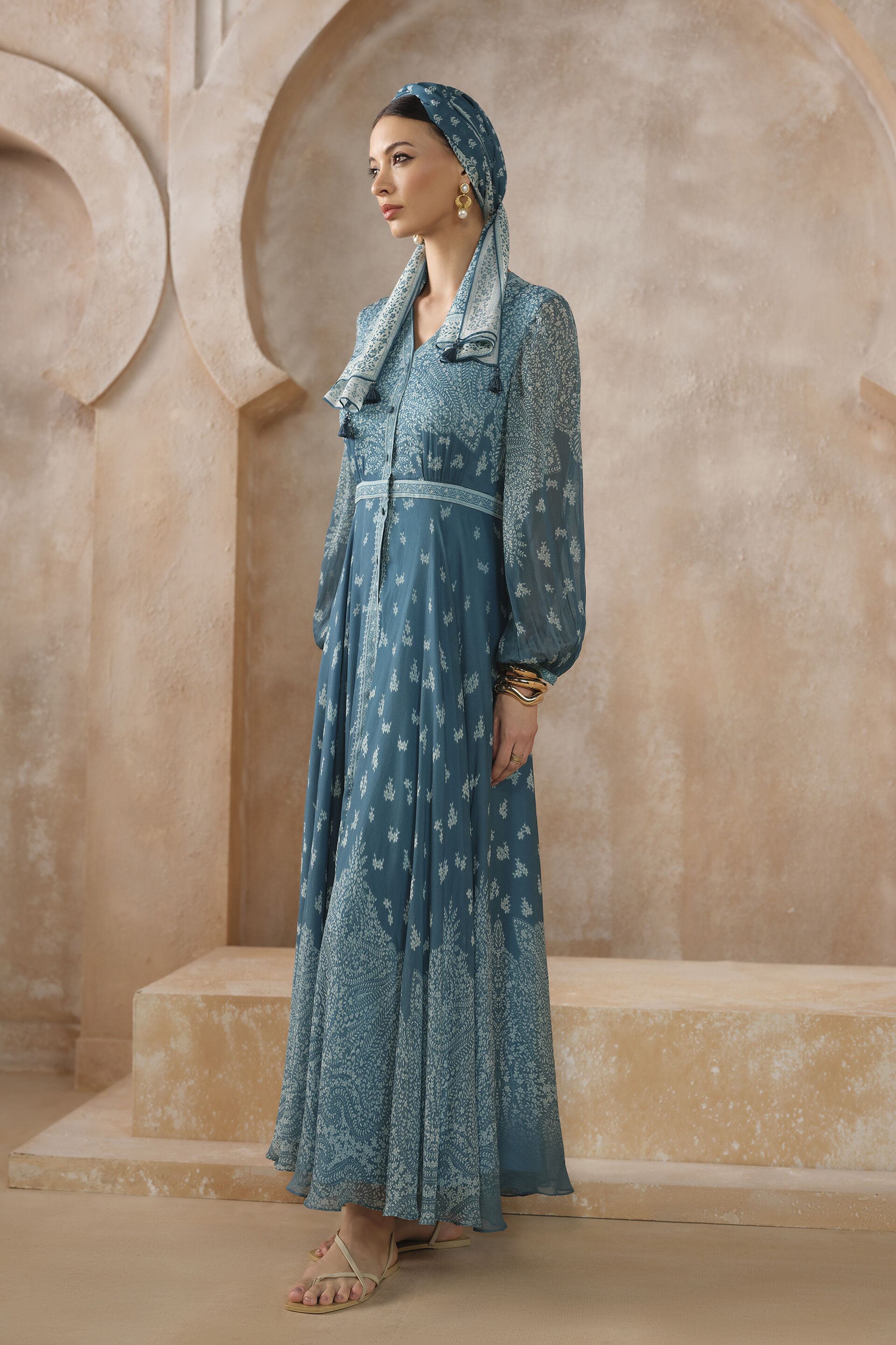 Amihan Kaftan - Blue, Blue, image 2