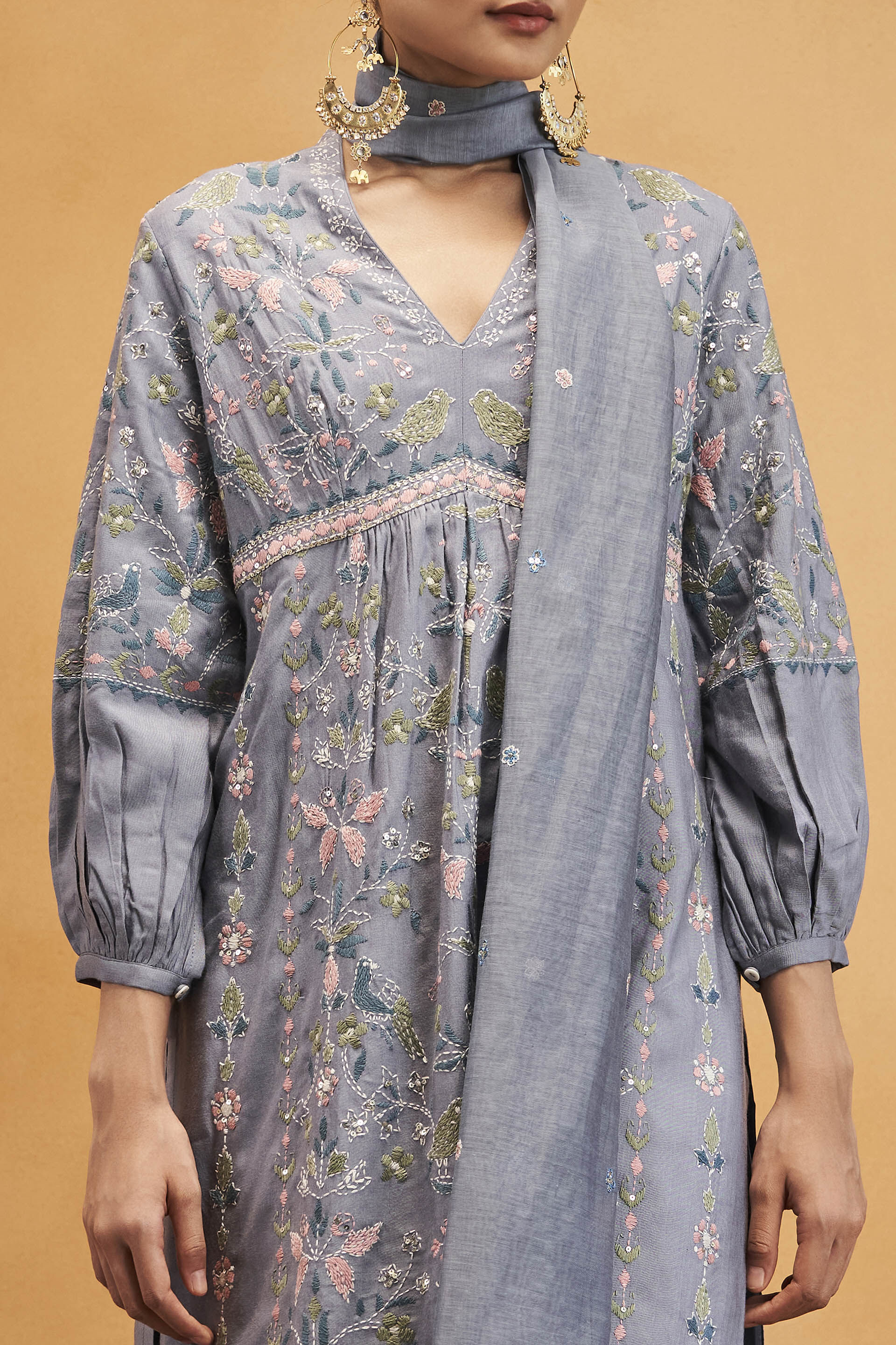 Hrutvi Suit Set - Slate Grey, Slate Grey, image 3