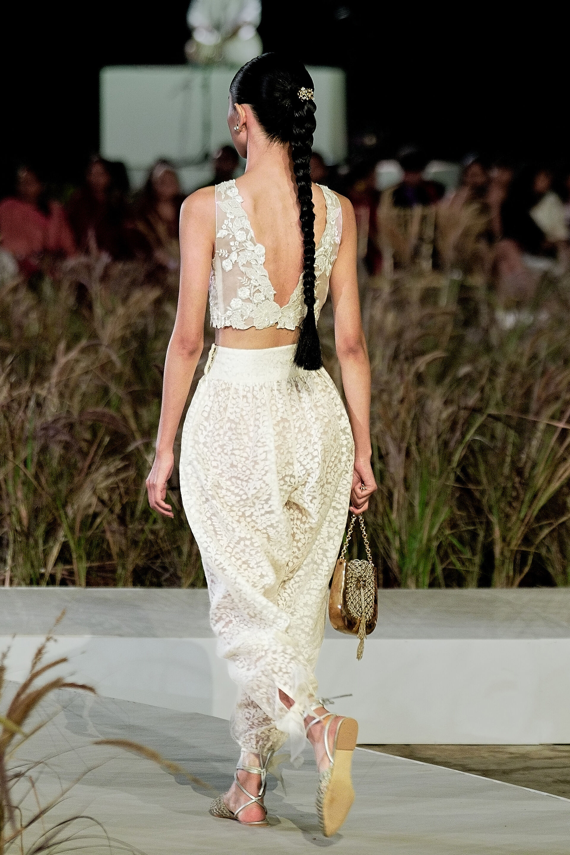 Gardenmist Woven Benarasi Co-ord - Ivory