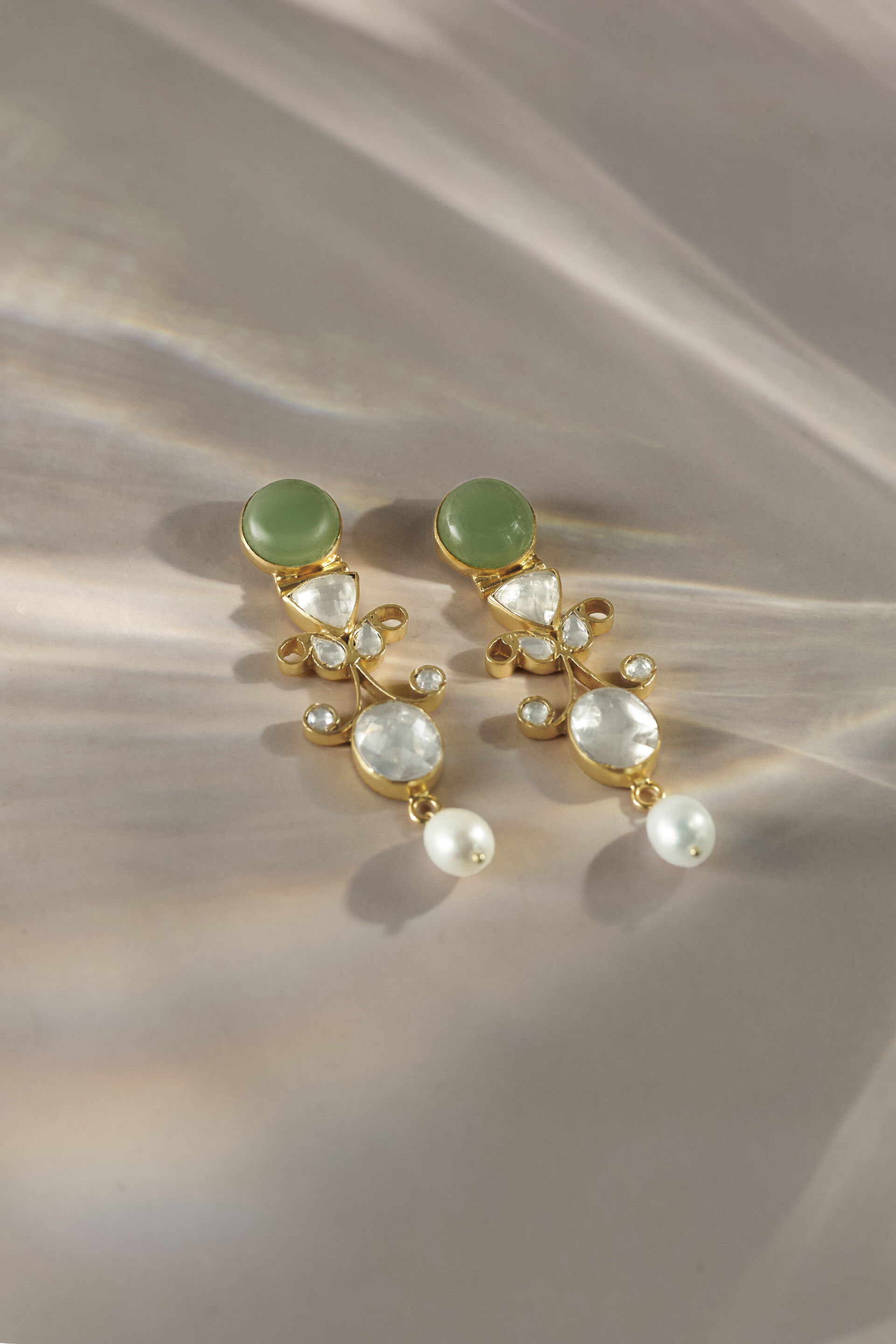 Elnaz Green Earrings, , image 2