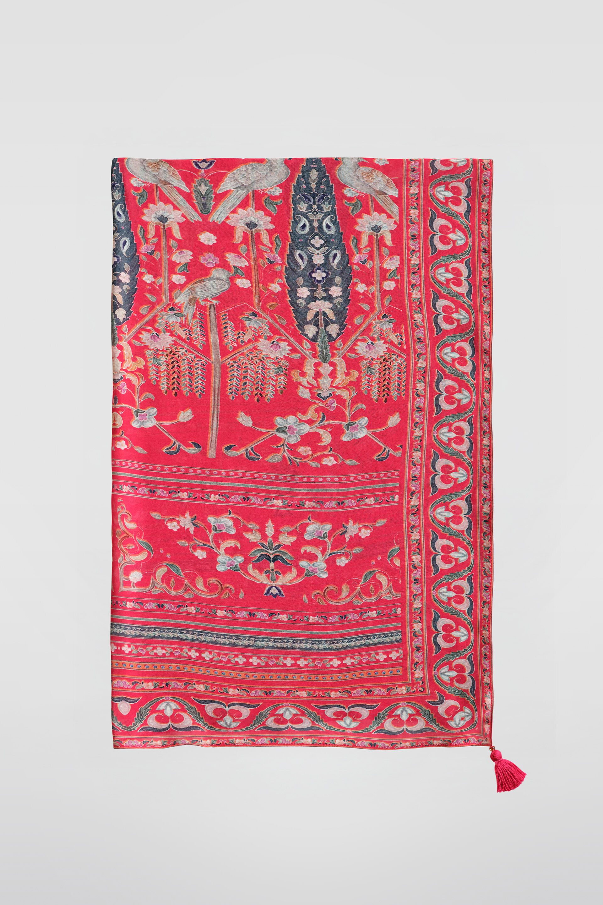 Arunika Stole - Red, Red, image 3