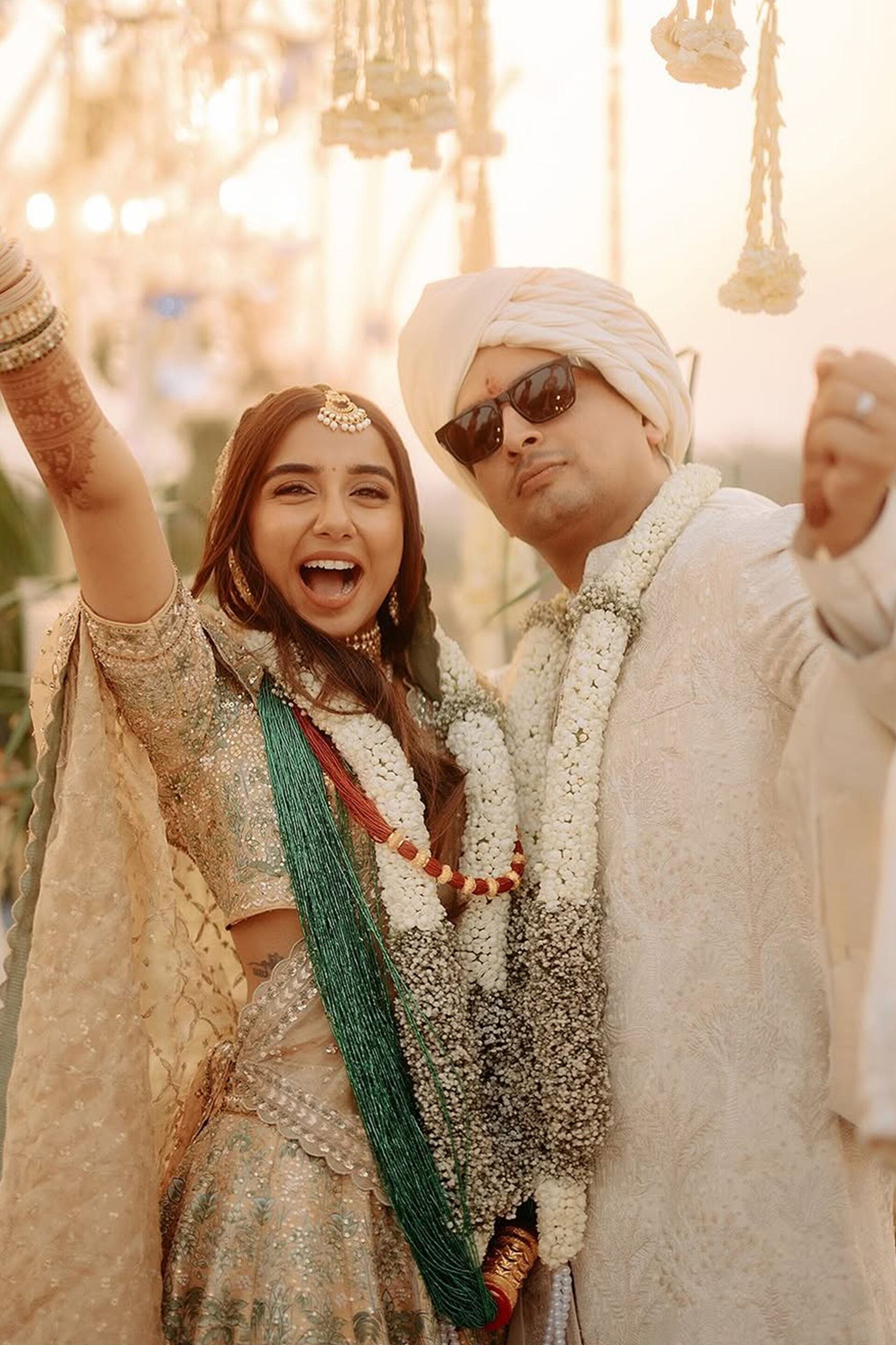 Parijat Hand-painted Pichhwai Lehenga Set - Gold, , image 7