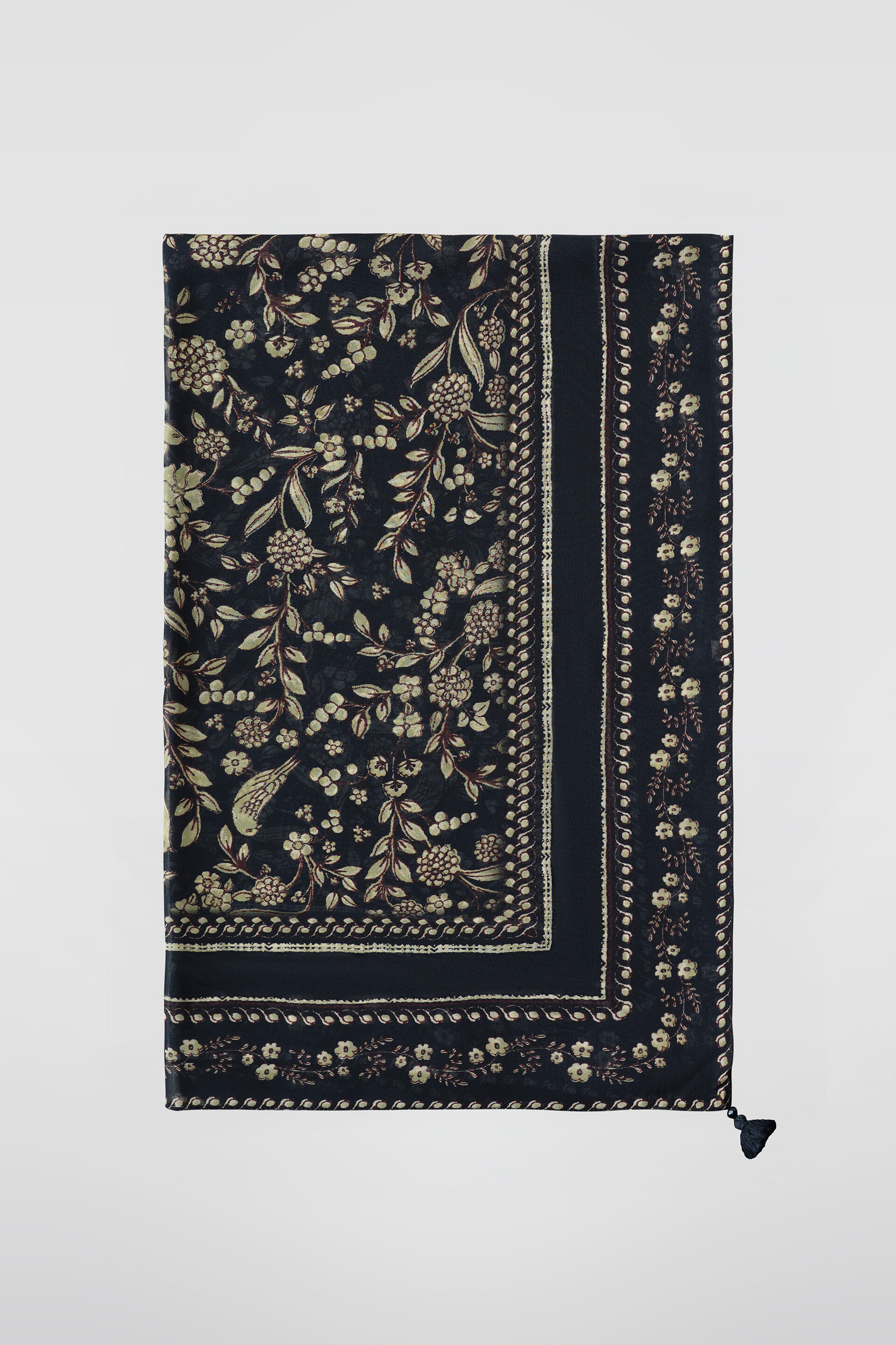 Gwylan Stole - Black, Black, image 3