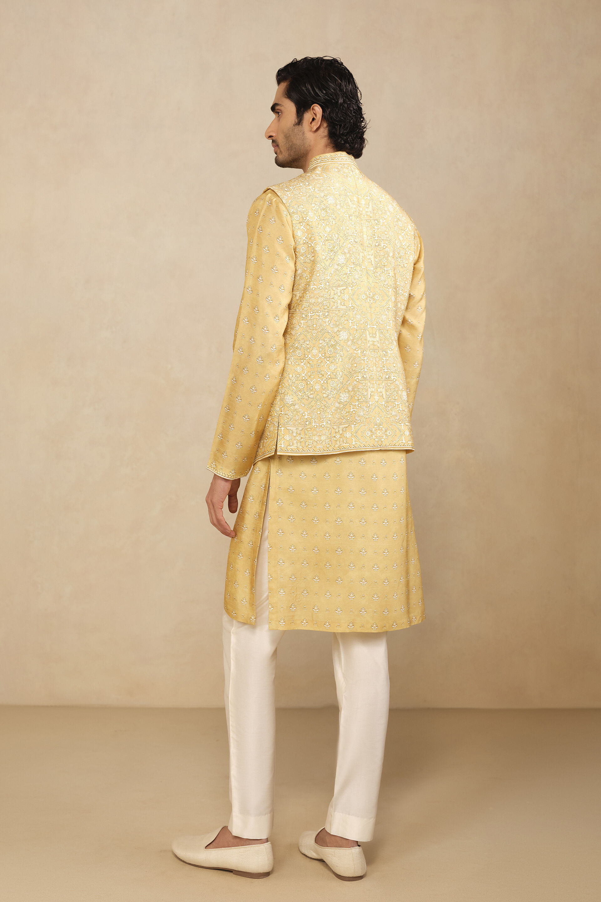 Taran Nehru Jacket - Mustard