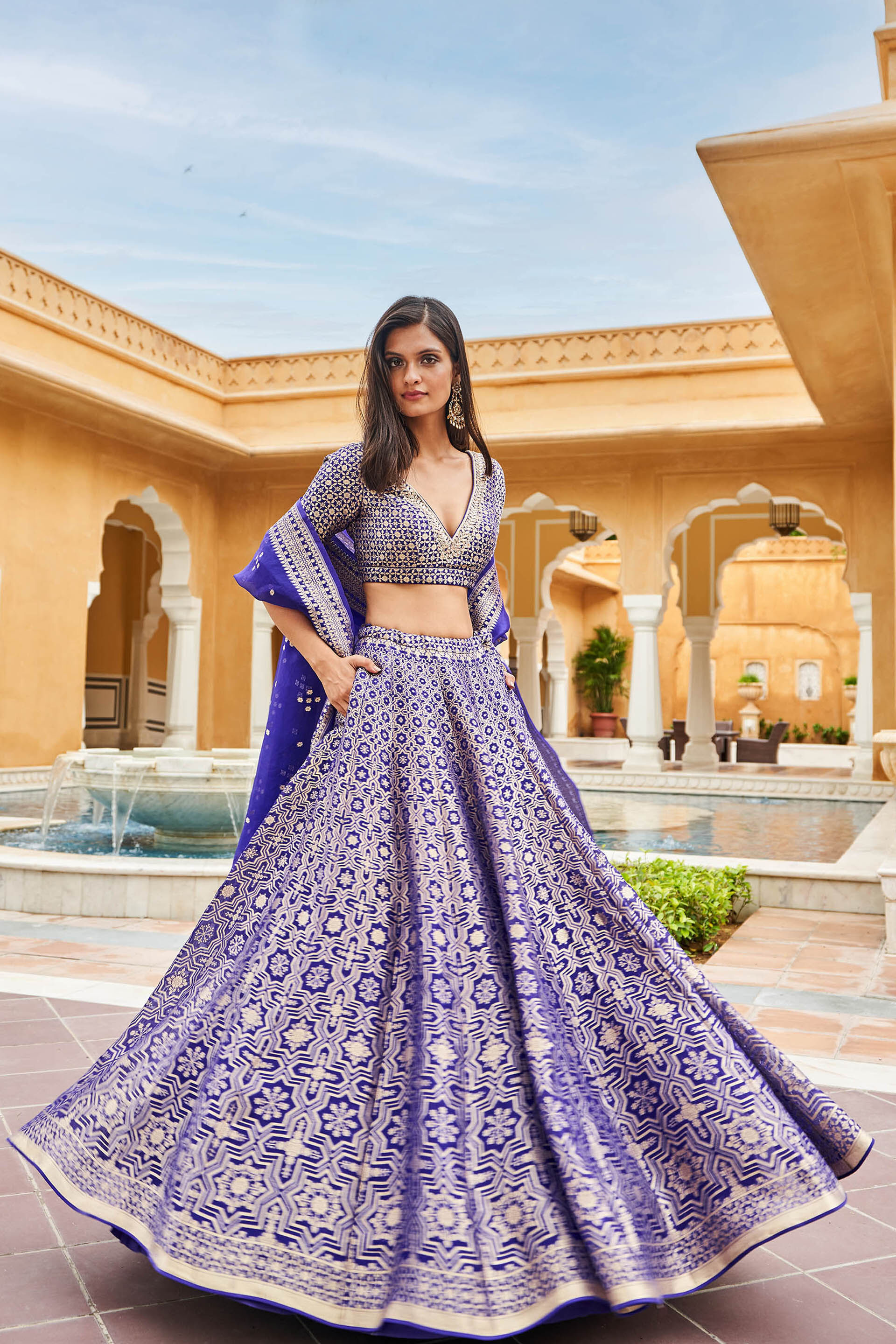 Buy Amena Gown  Grey for Women from Anita Dongre