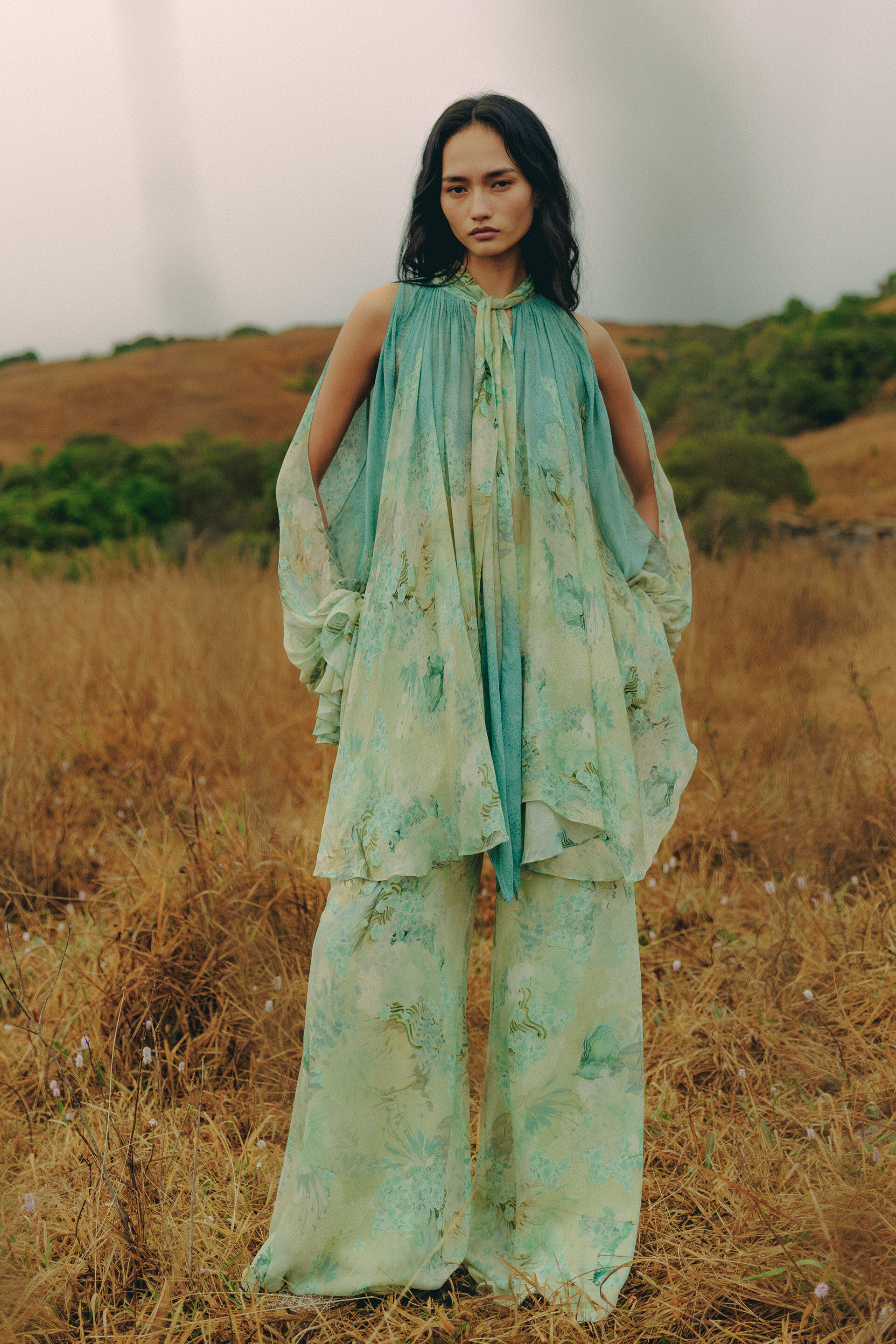Yuri Bemberg Co-ord - Sage, Sage, image 1