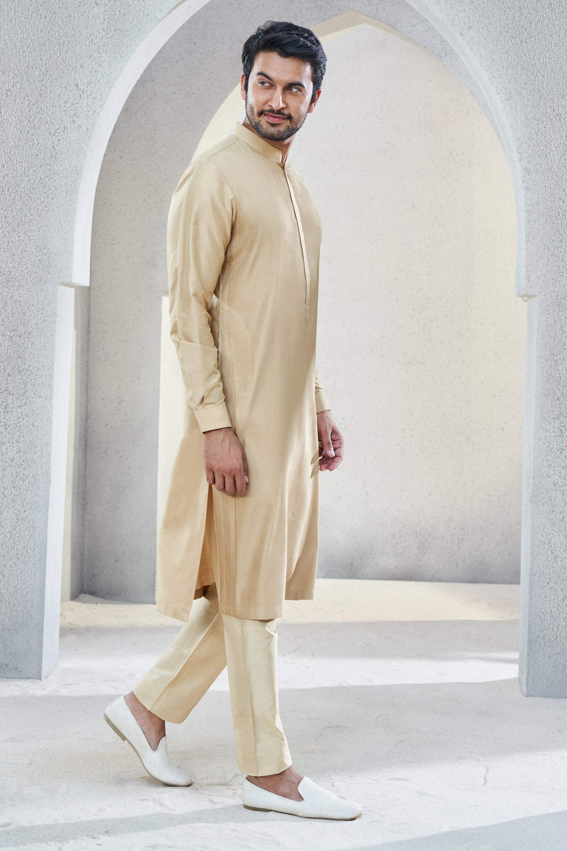 Affan Kurta - Gold, Gold, image 2