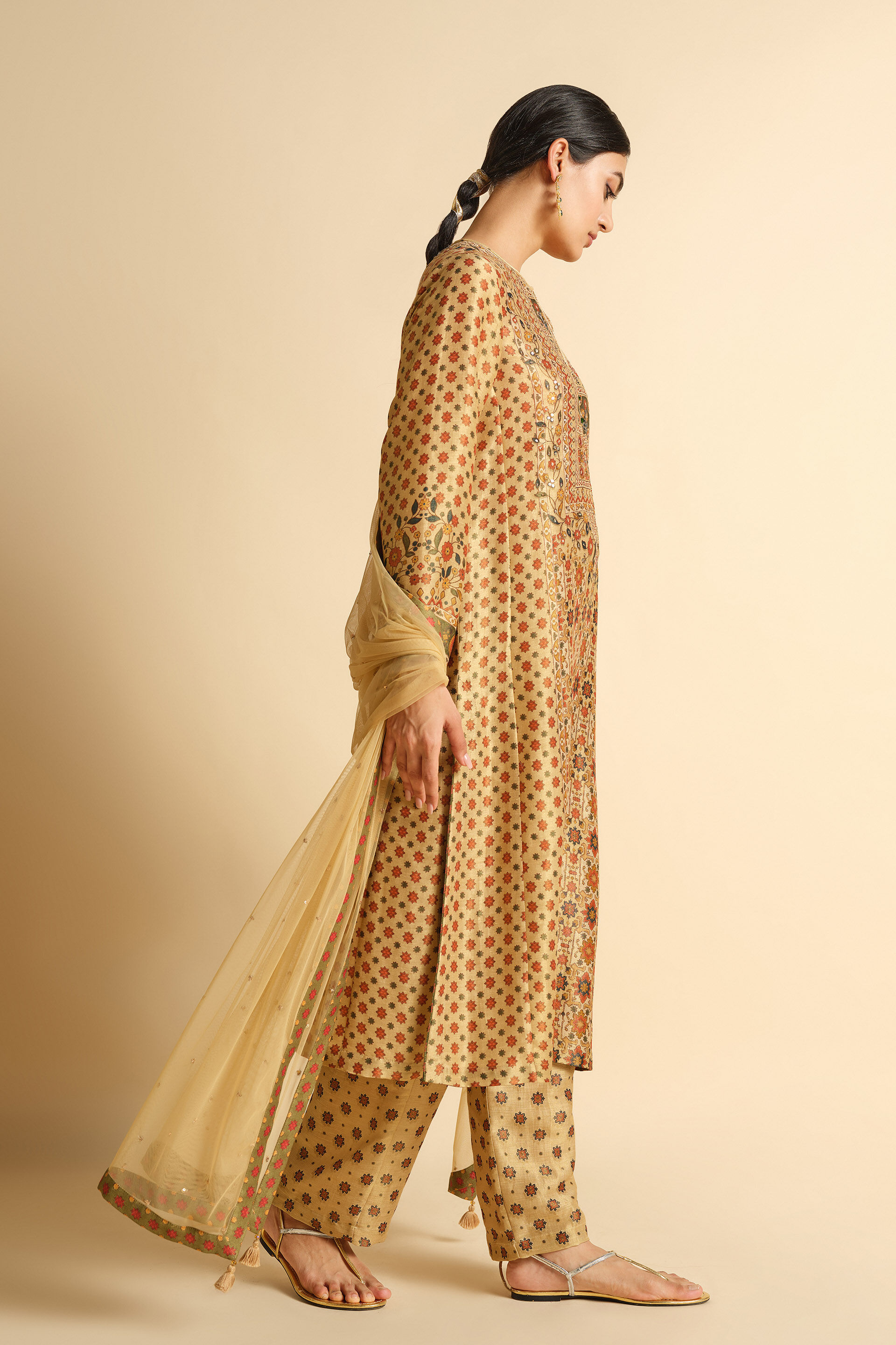 Sija Suit Set - Beige, Beige, image 3