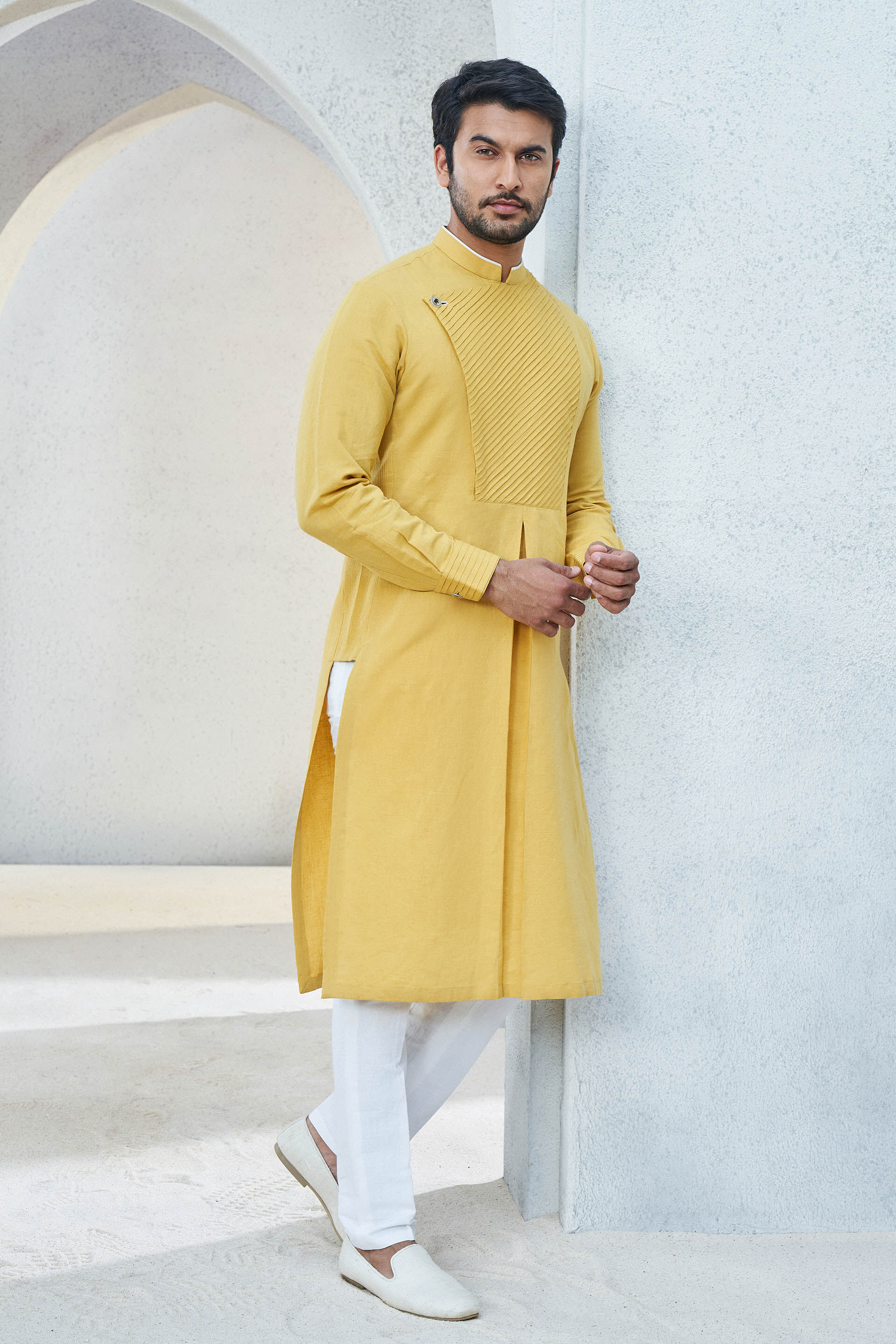 Faris Kurta - Mustard
