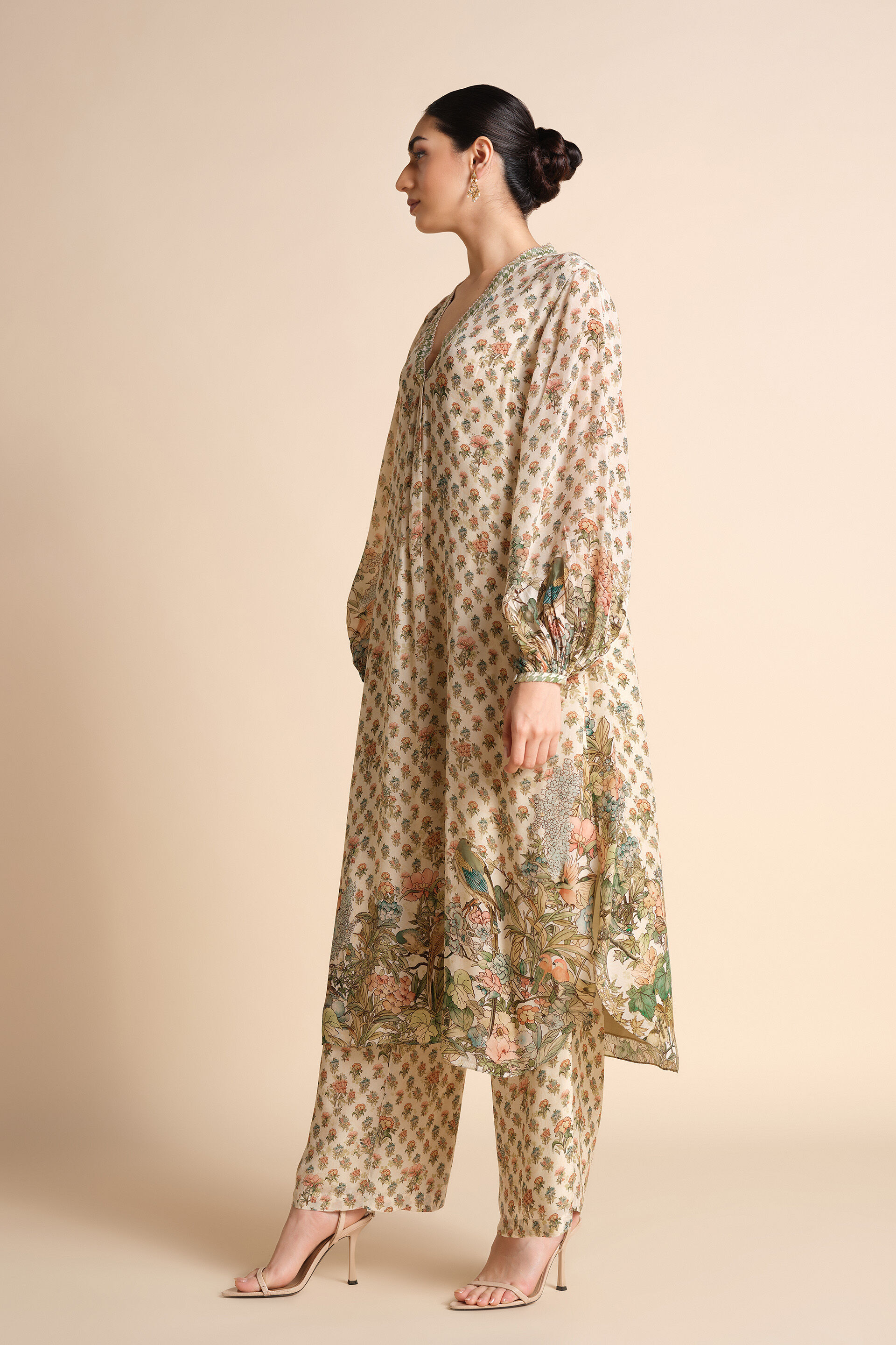 Liana Kurta Set - Ivory, Ivory, image 3