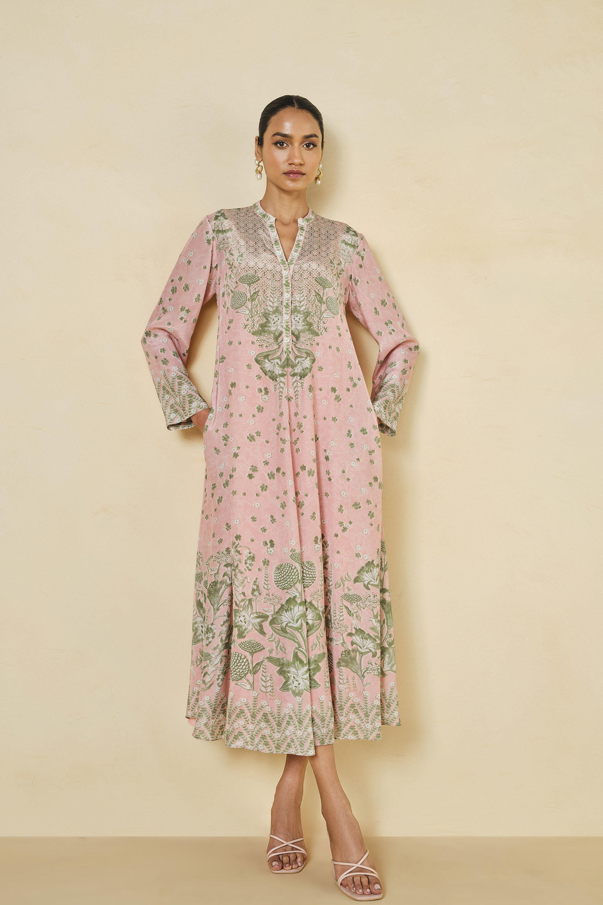 Daystar Printed Dress - Blush