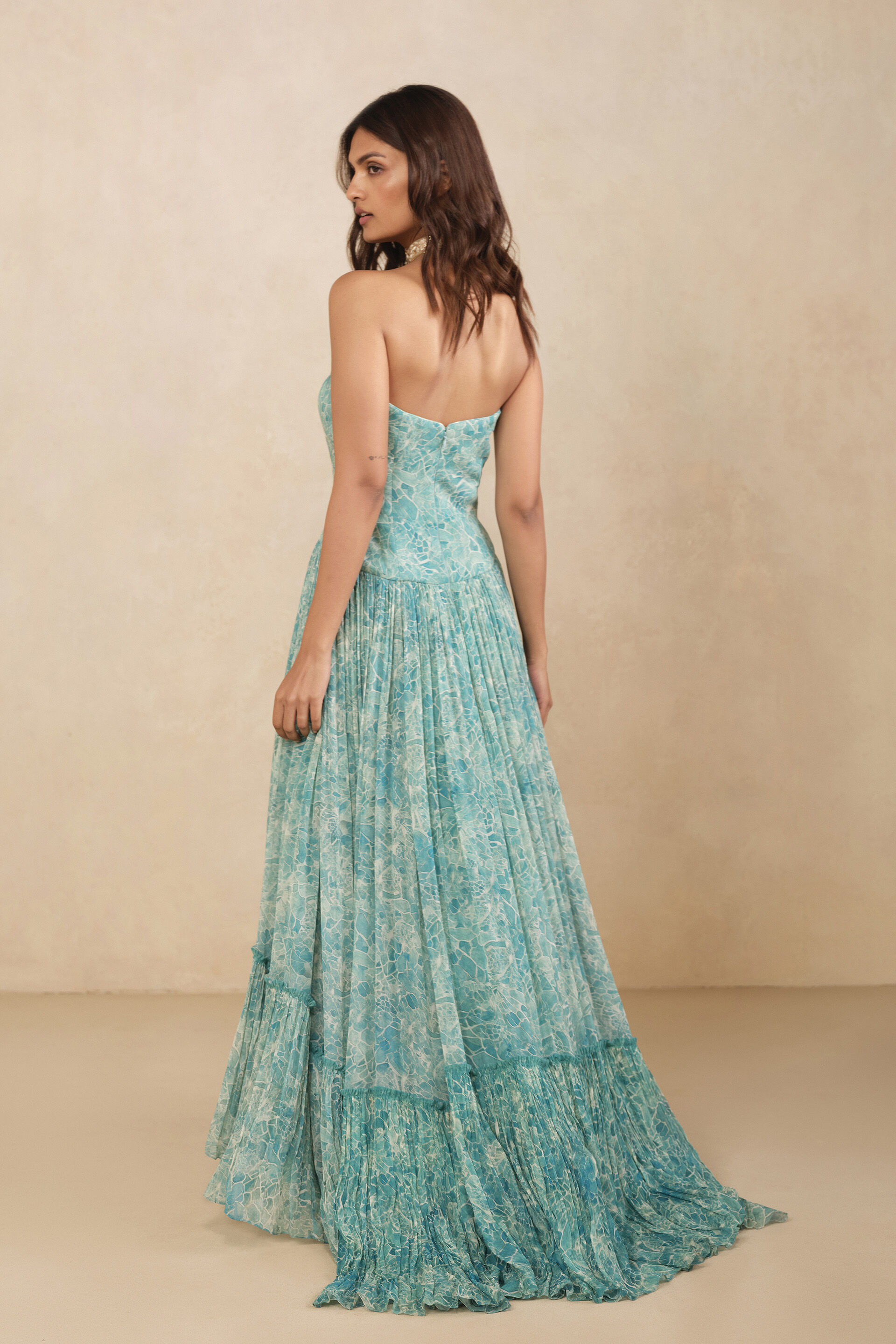 Mirou Bemberg Gown - Blue, Blue, image 2