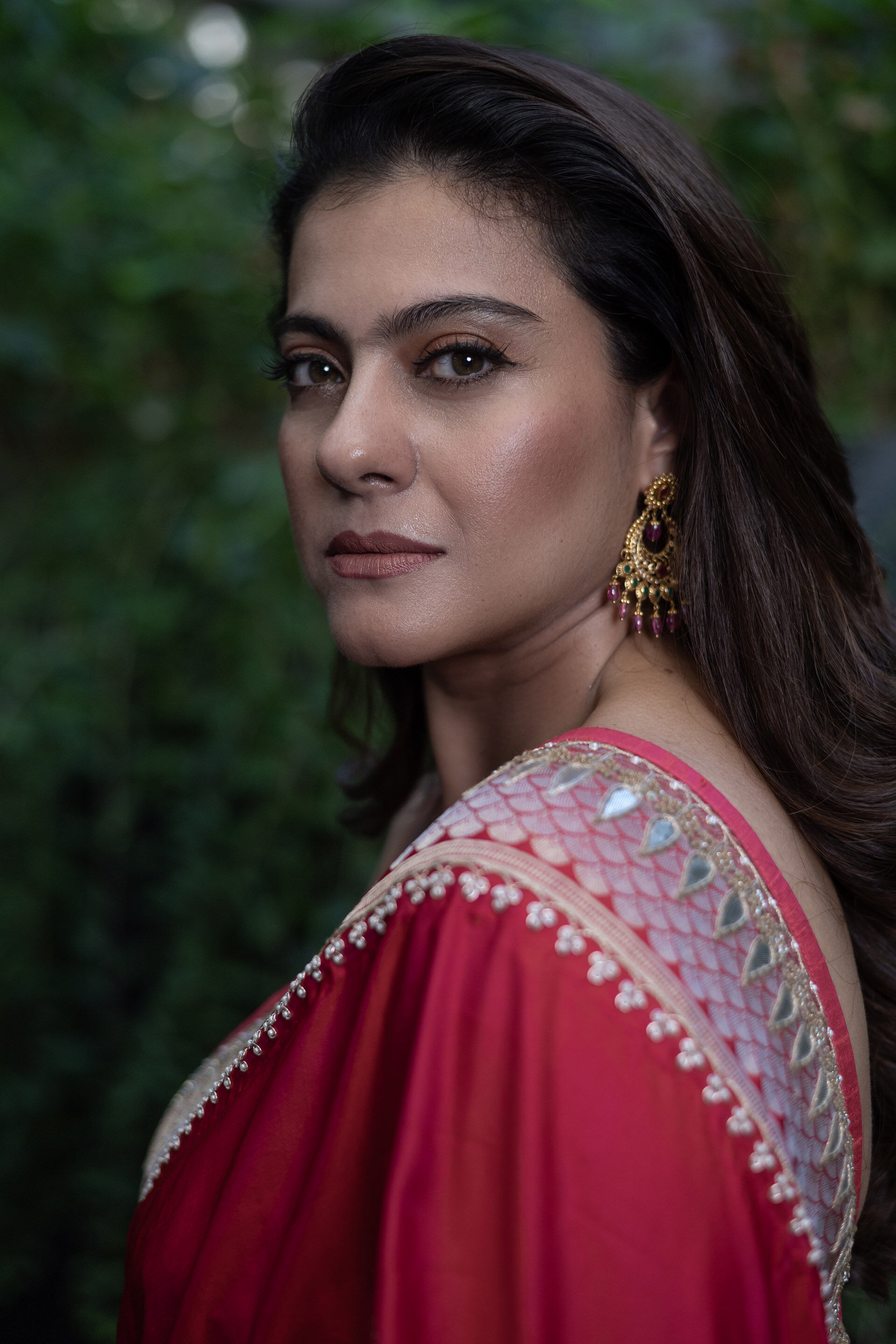 Kuhaki Benarasi saree -  Red, , image 3