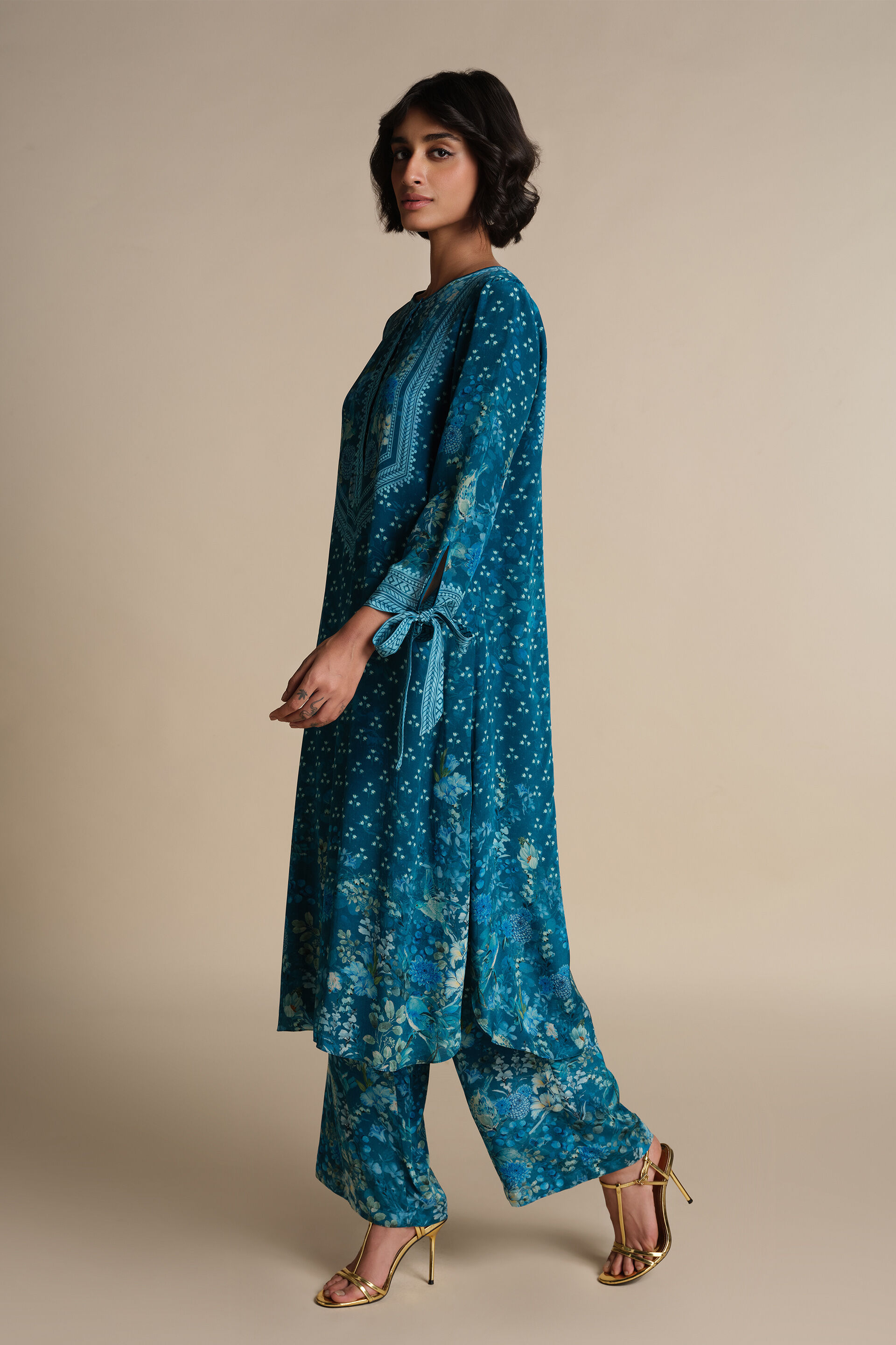 Twila Kurta Set - Blue, Blue, image 3