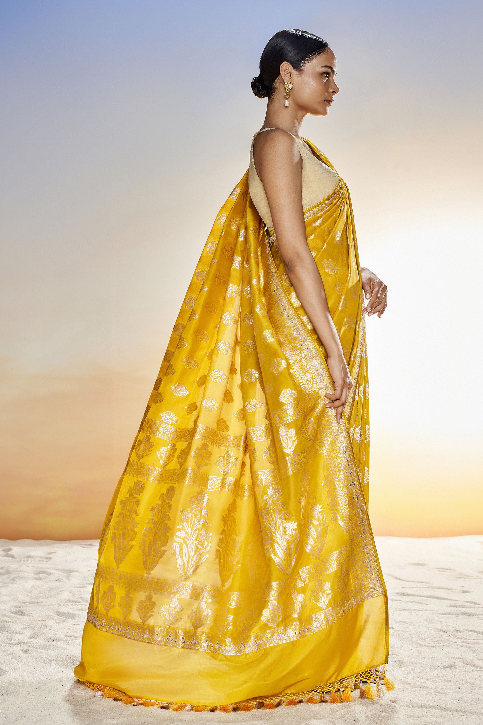 Anita dongre new arrivals gota patti saree