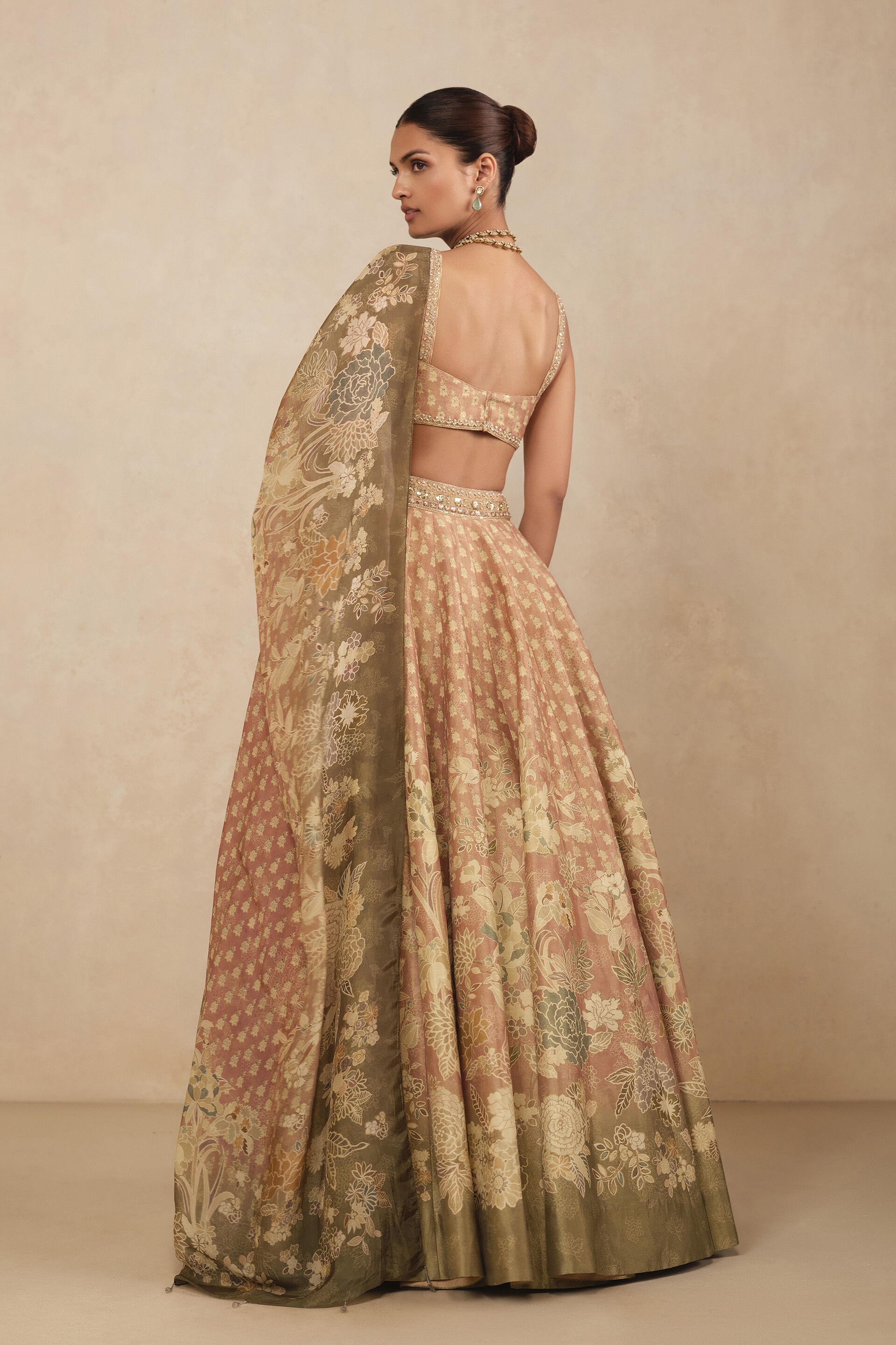 Noora Embroidered Lehenga Set - Blush, Blush, image 2