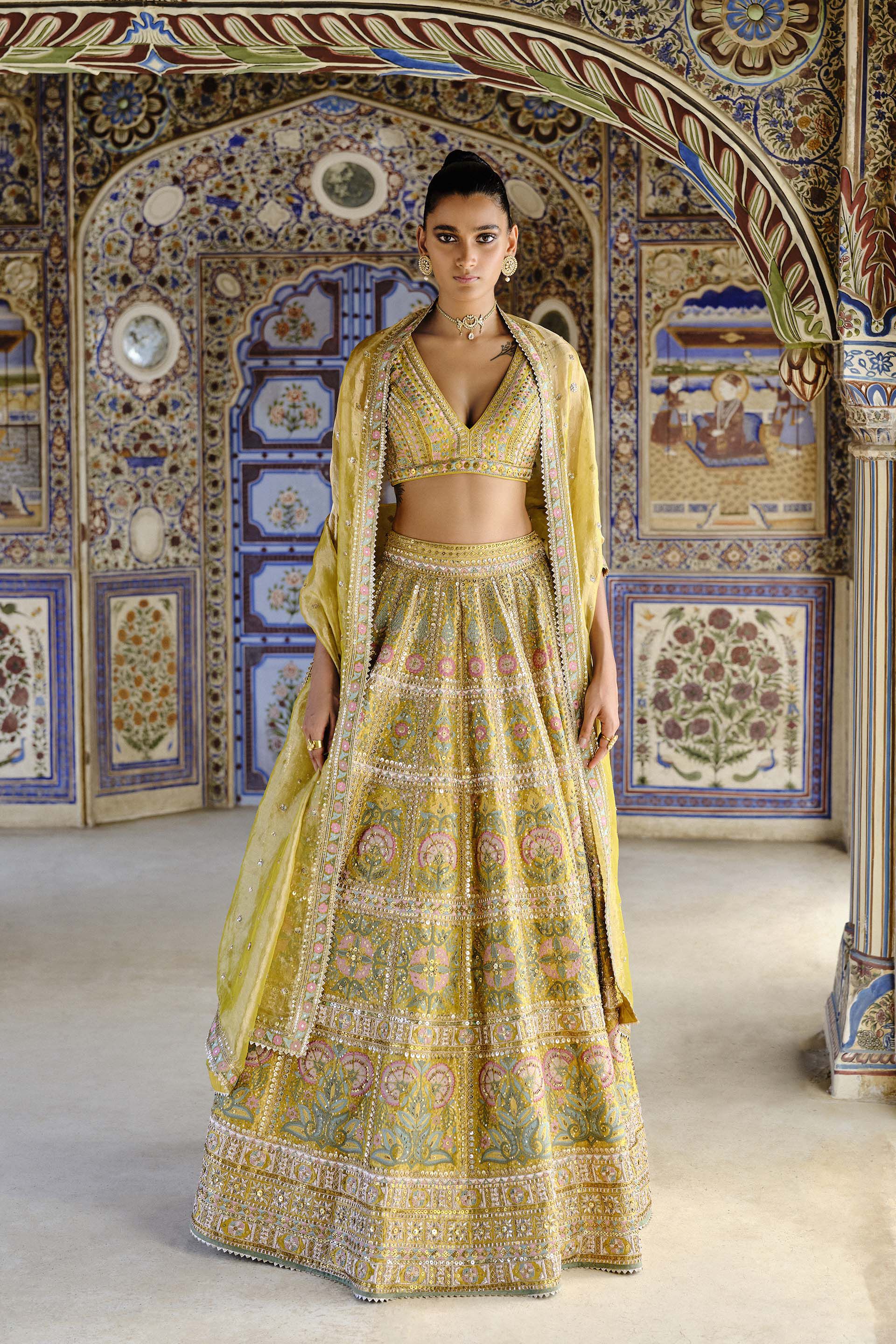 Price of anita dongre lehenga top