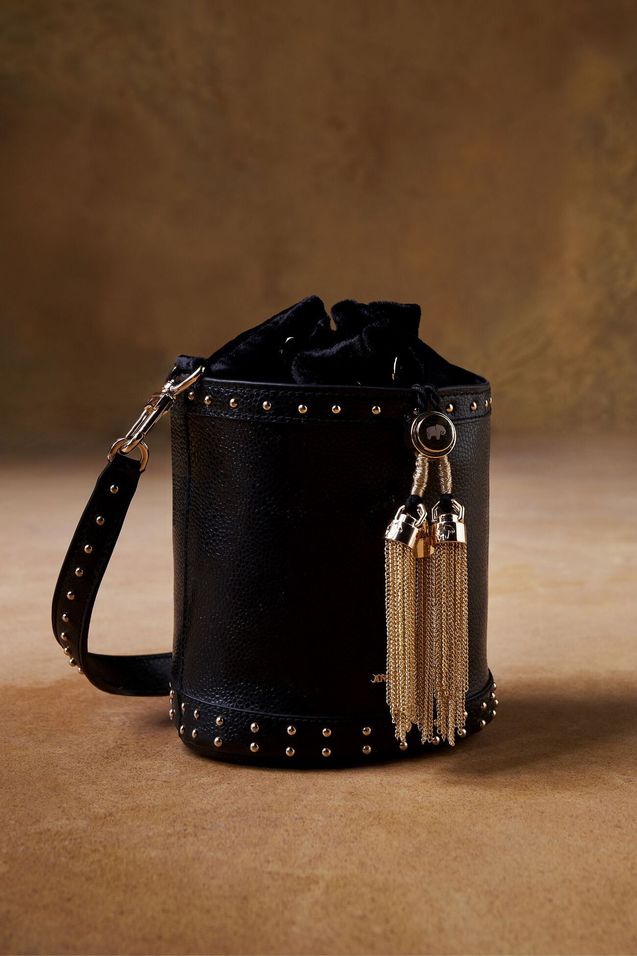 Buy From The Wilderness Bucket Bag - Nocturnal Black from Anita Dongre