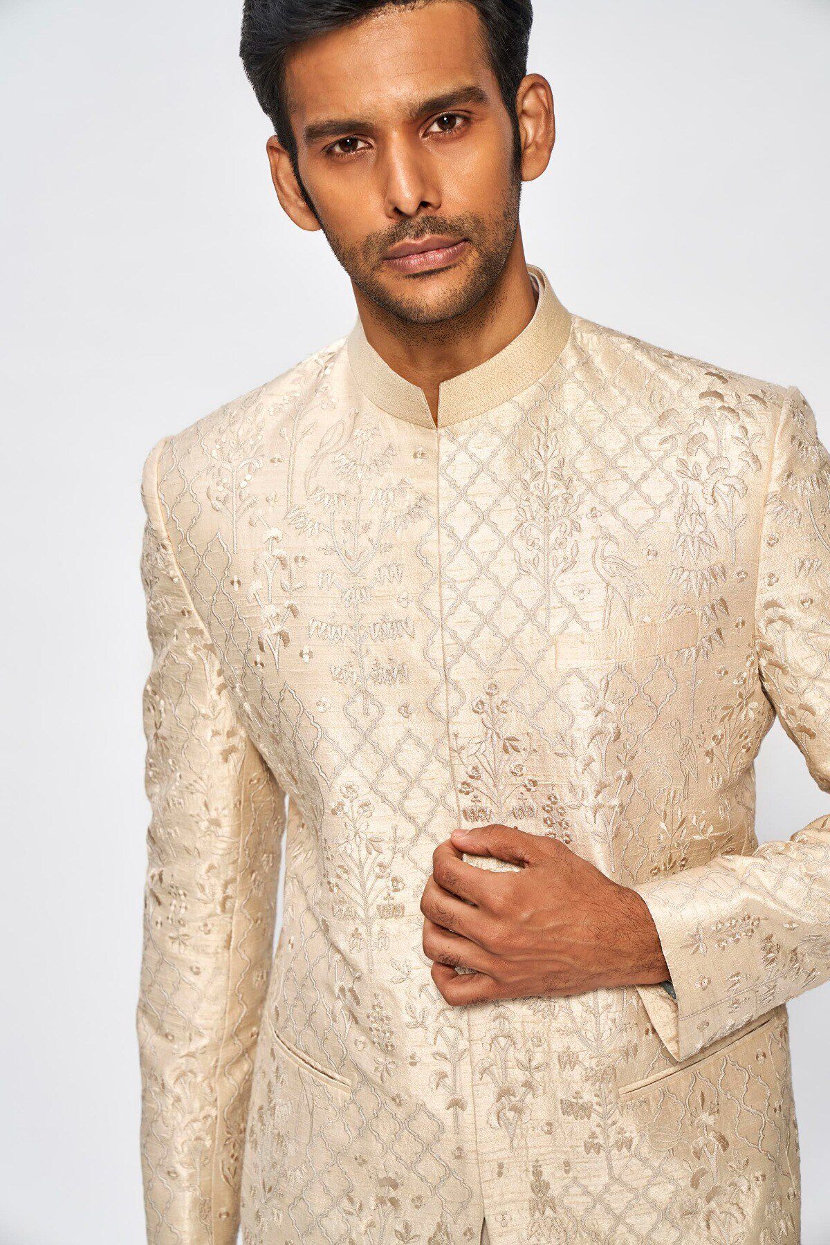 4 - Anwik Bandhgala - Off White, image 4