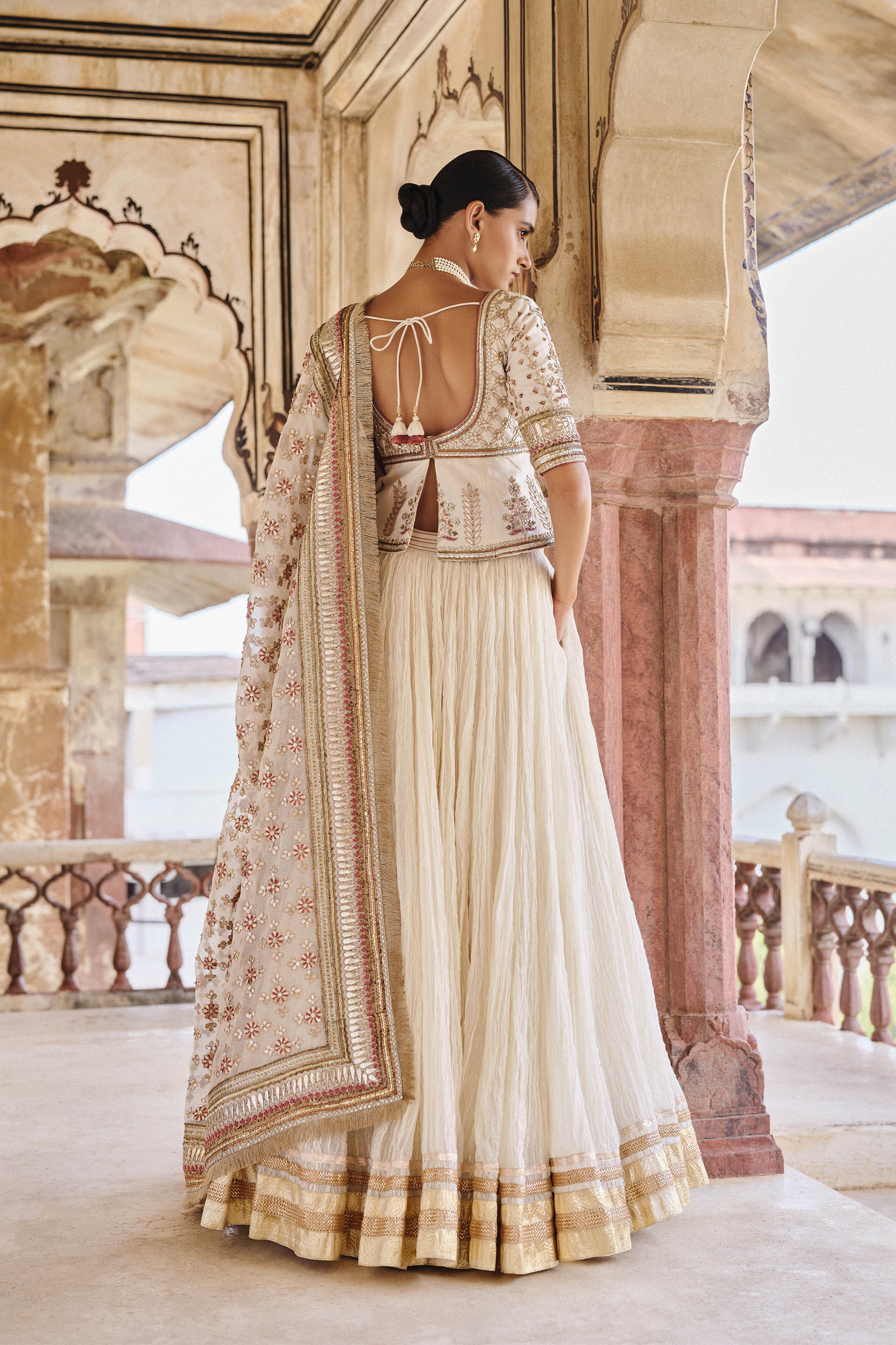 Anita dongre gota patti lehenga shop