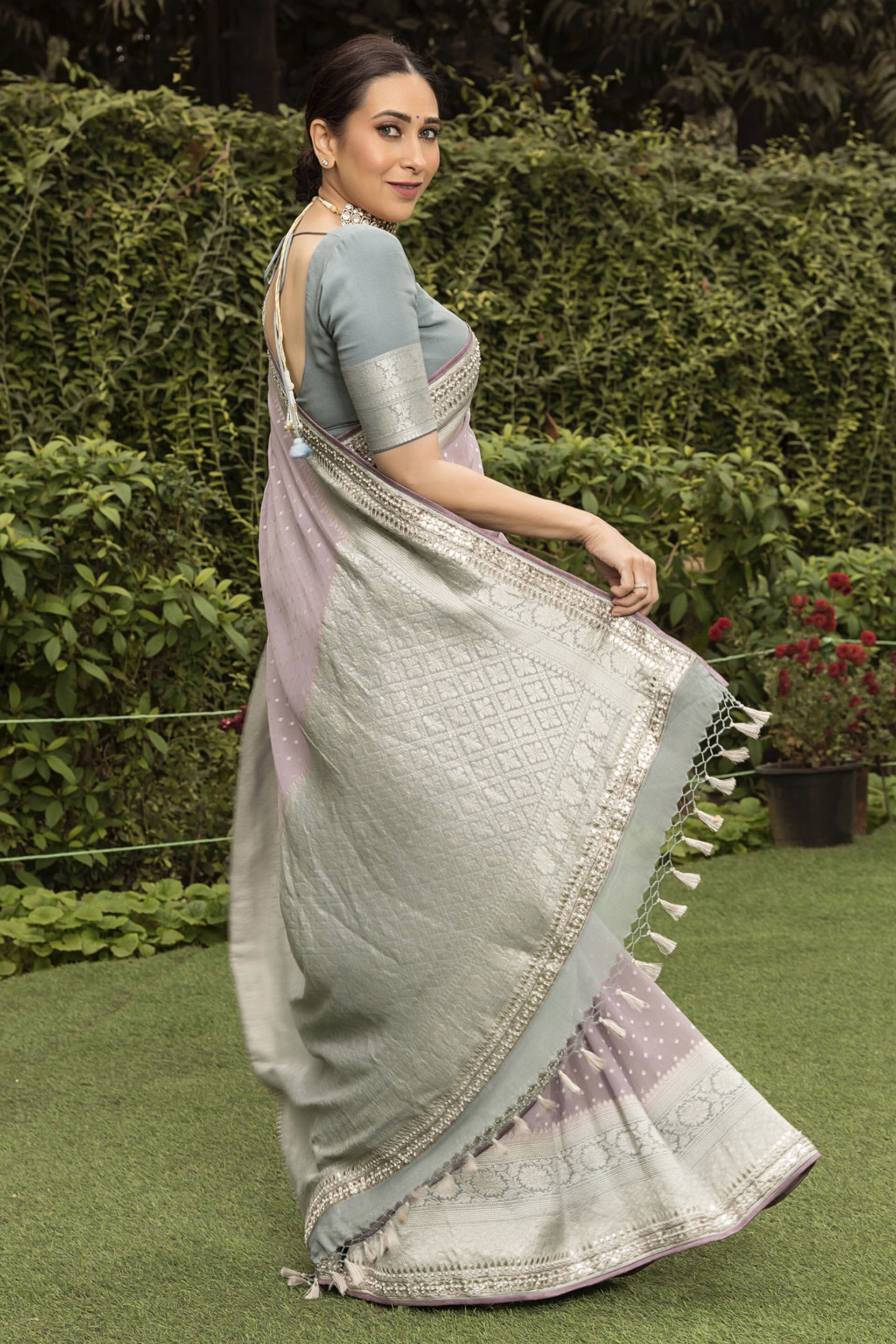 Aahi Saree Set - Blush, , image 3