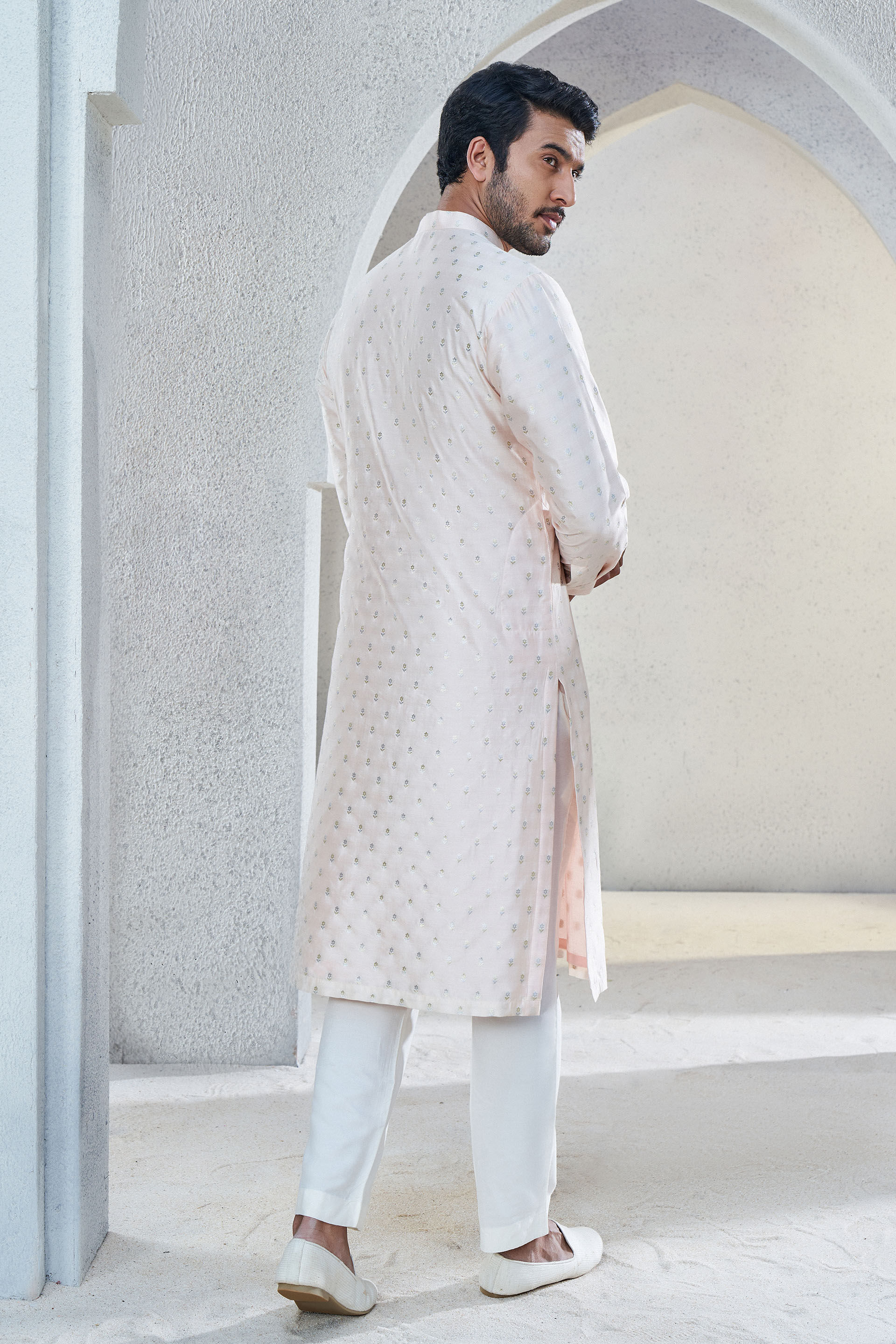 Alman Kurta - Pink, Pink, image 3