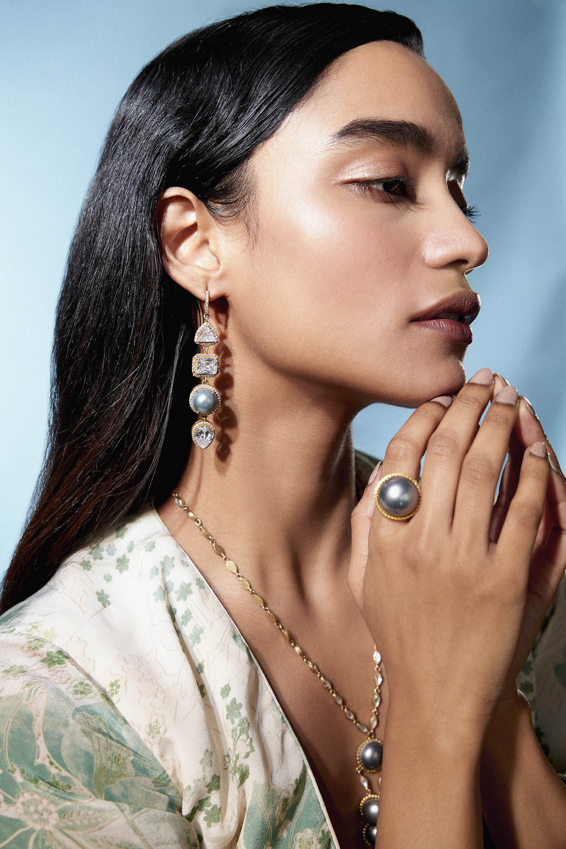 Buy Redgreen Kemp Stones Dangler Statement Earrings High Online in India   Etsy  Gold bar earrings Ear jacket earring Long dangle earrings