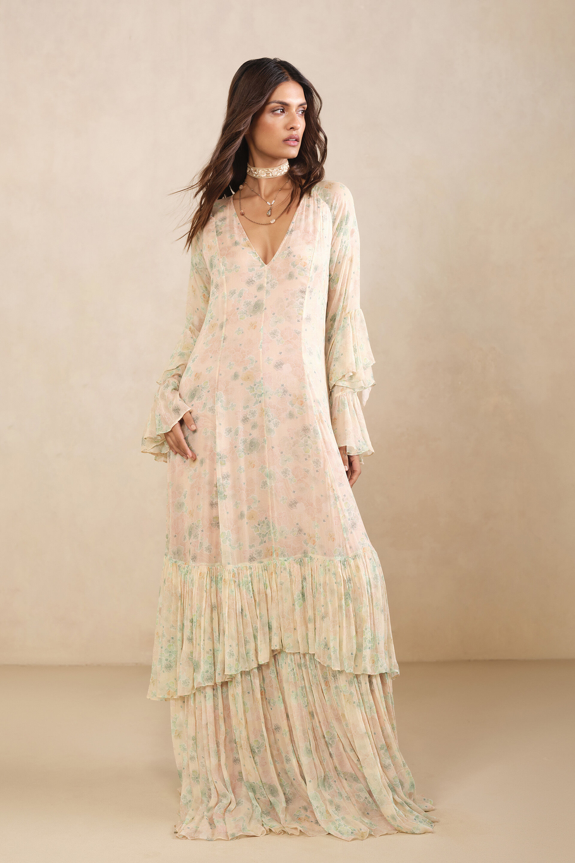 Kaori Bemberg Kaftan - Blush, Blush, image 1