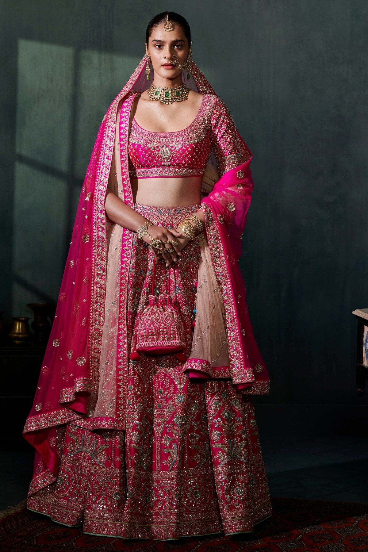 Era Lehenga Set Pink
