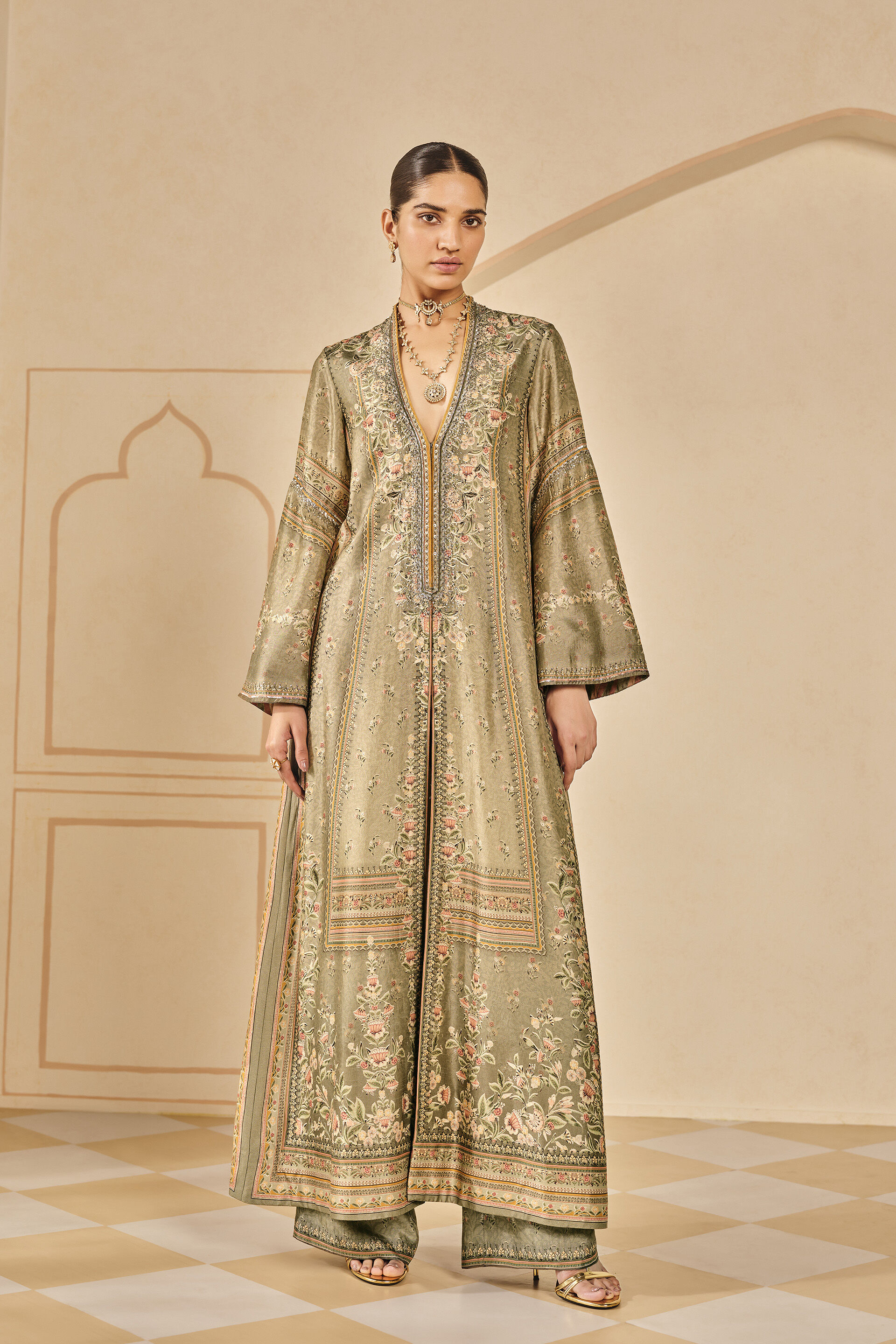 Silk silk jacket top
