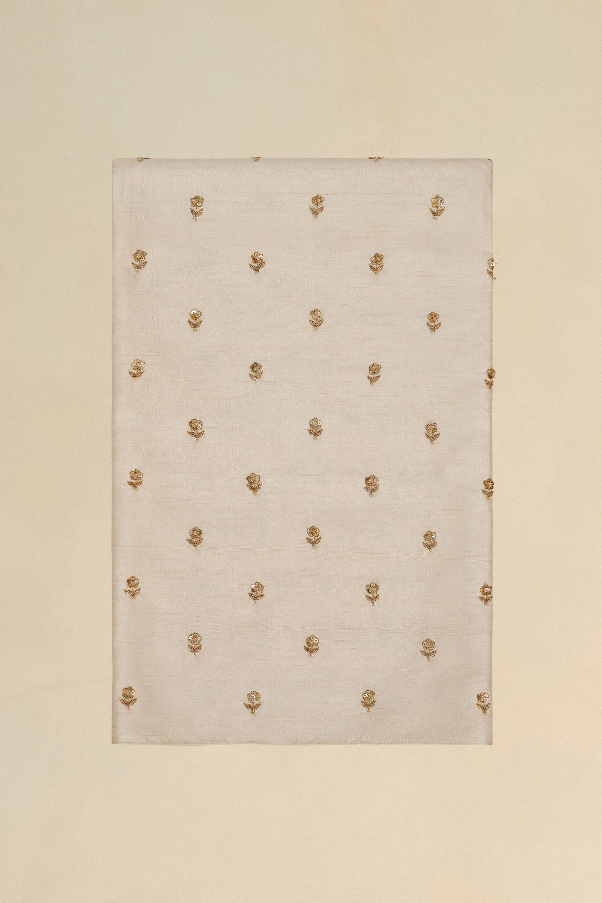 Debasmita Embroidered Saree, Cream, image 5