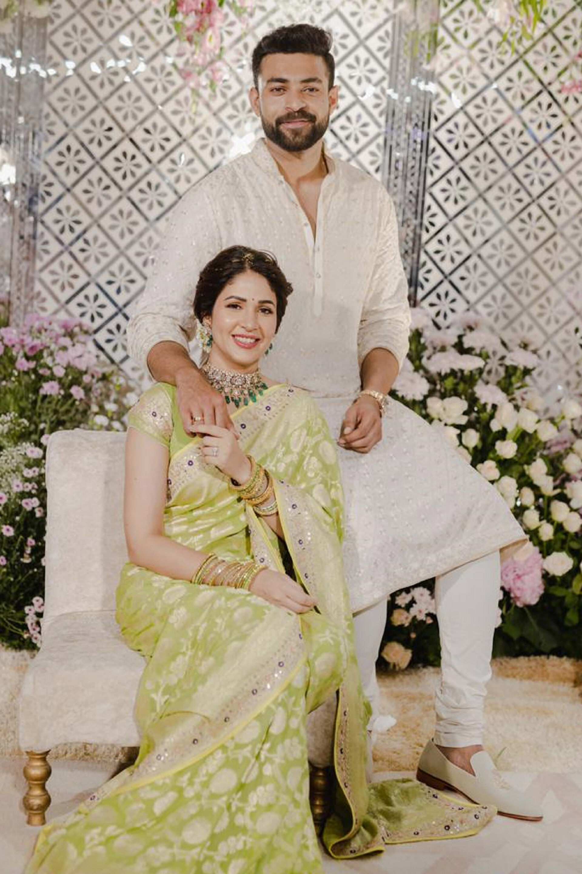 Asna Benarasi Saree-Lime, , image 4