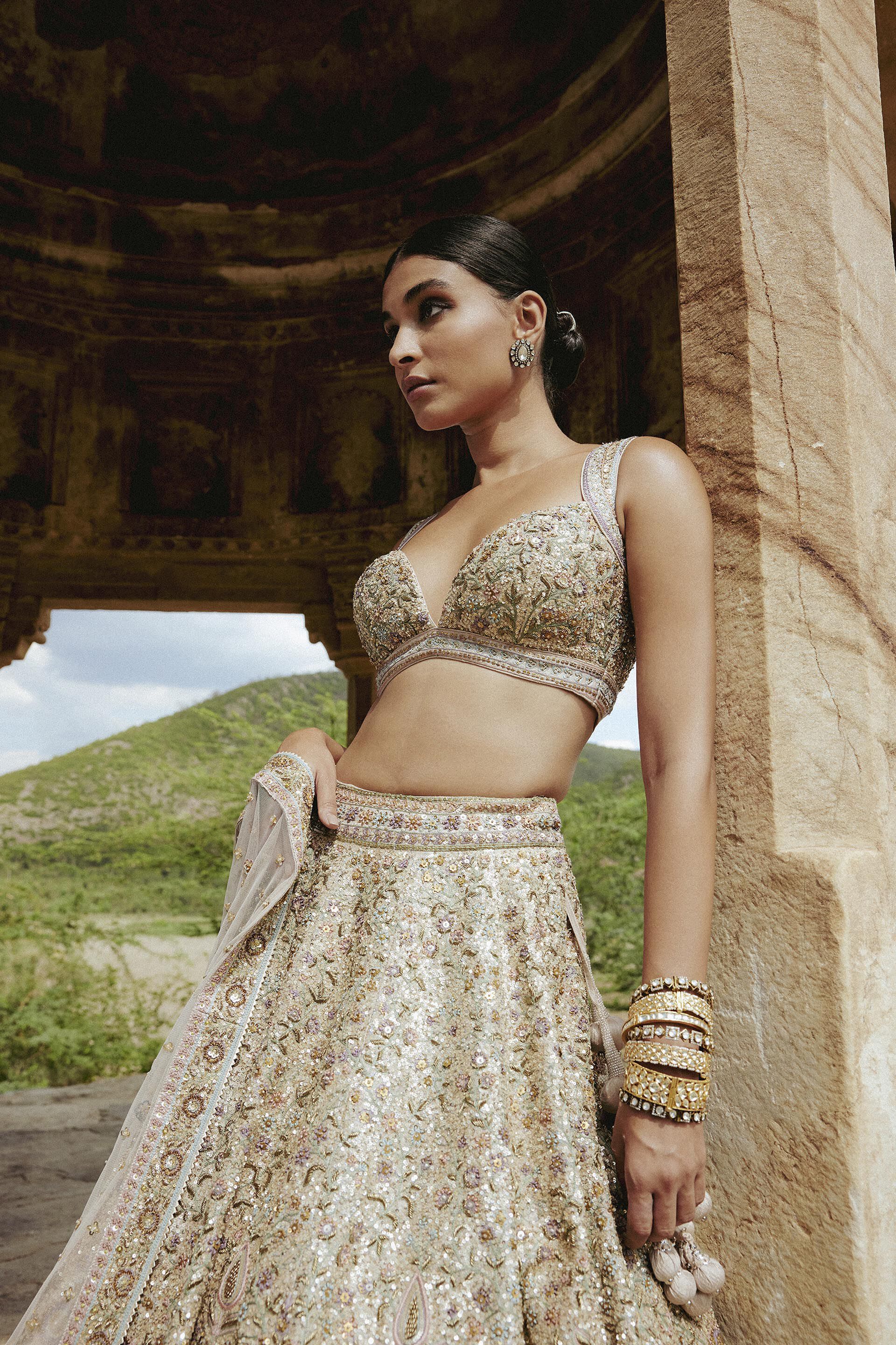 Buy Yellow Lehenga Set for Women Online @ Tata CLiQ Luxury