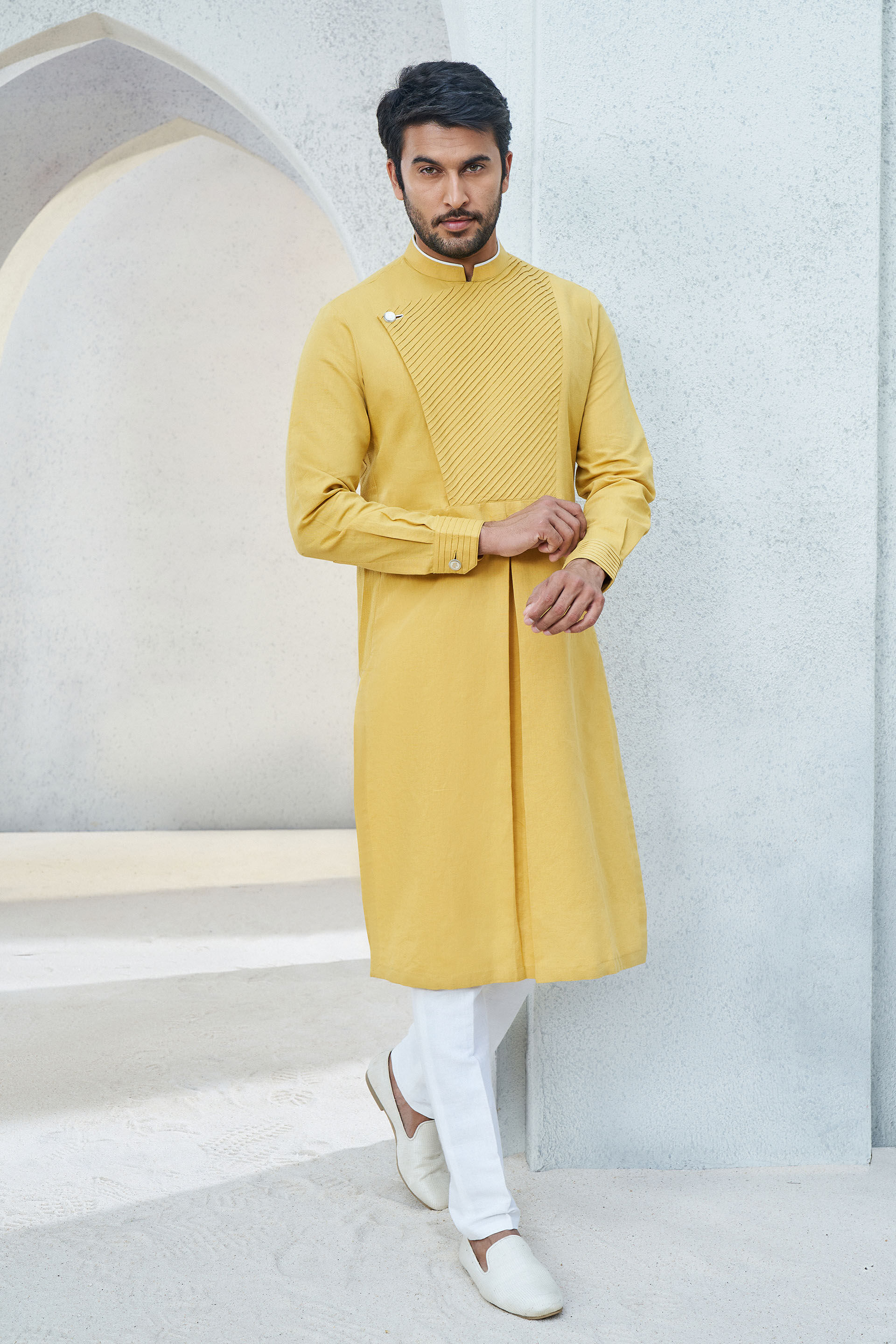 Faris Kurta - Mustard