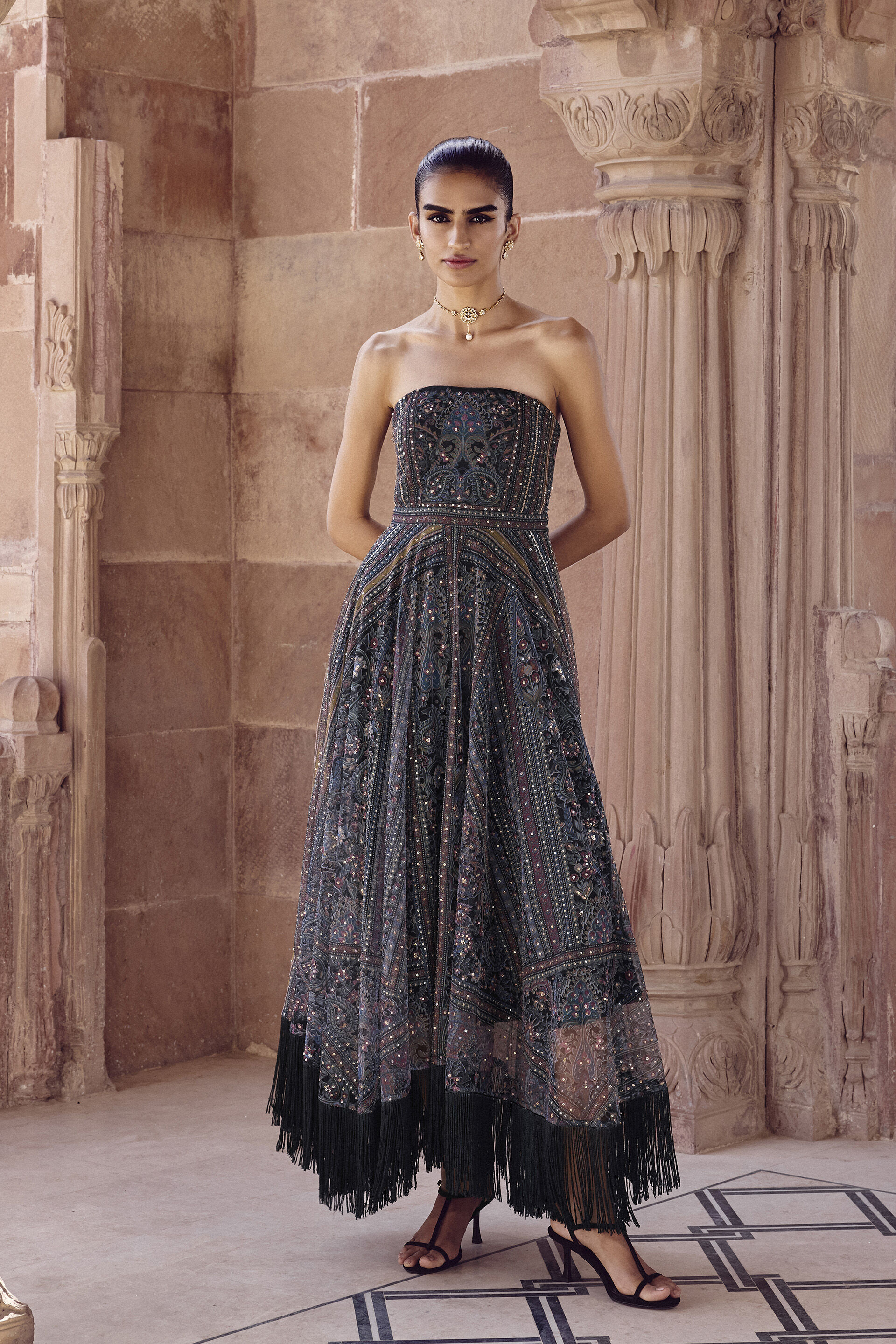 Nameera Dress - Black