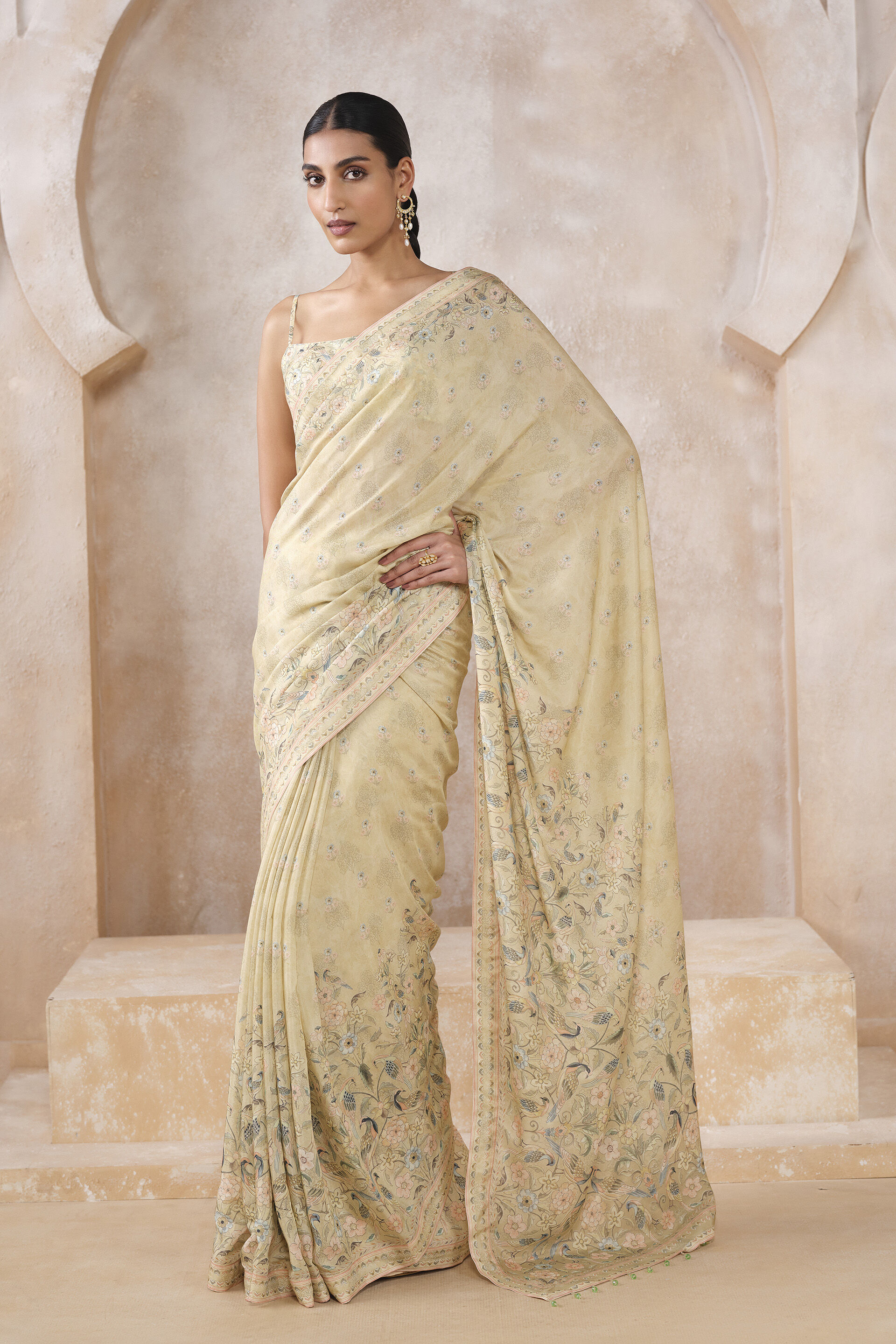 Avery Saree - Sage