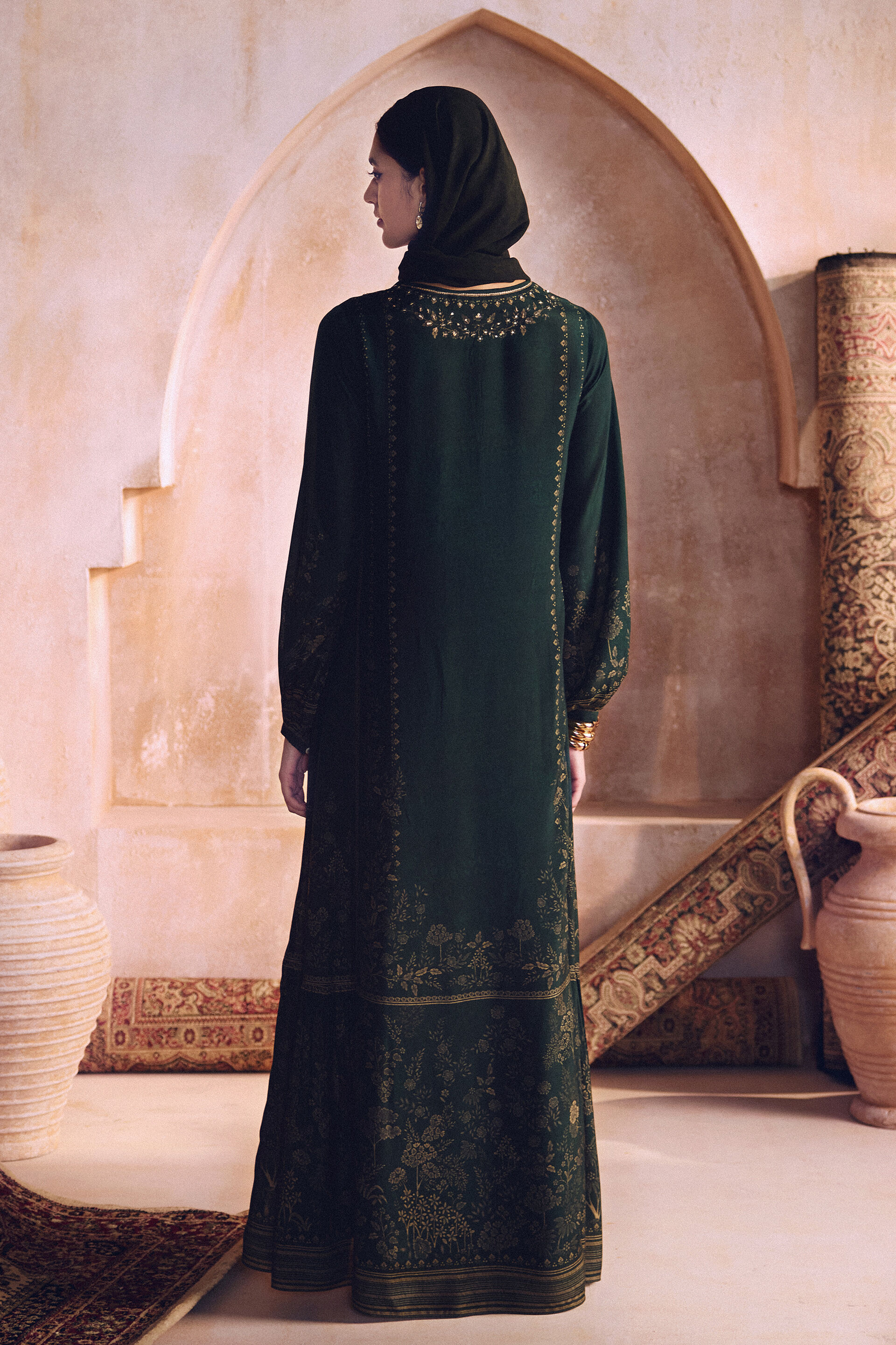 Noorin Kaftan - Green, Green, image 2