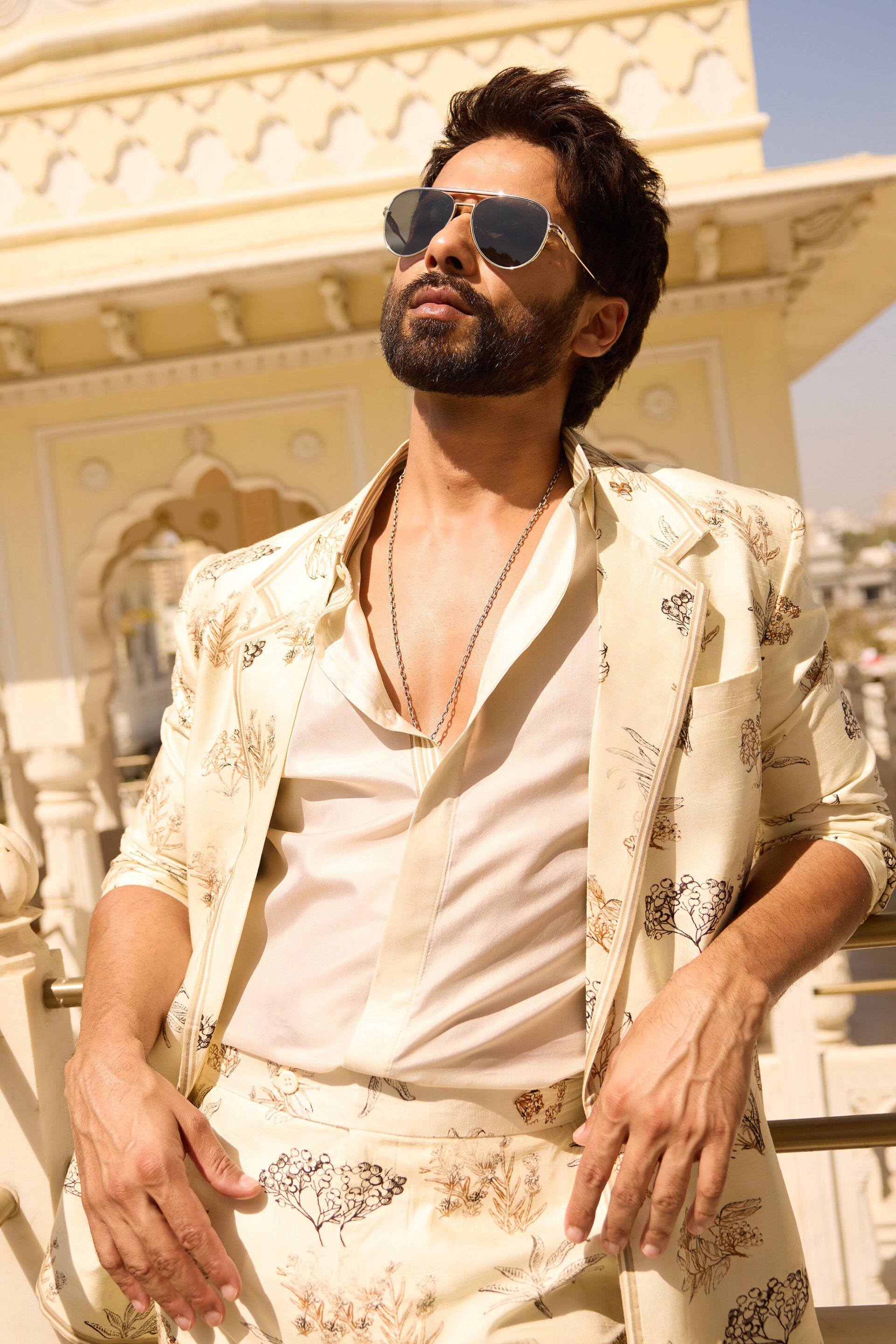 Arnay Blazer Set - Ecru