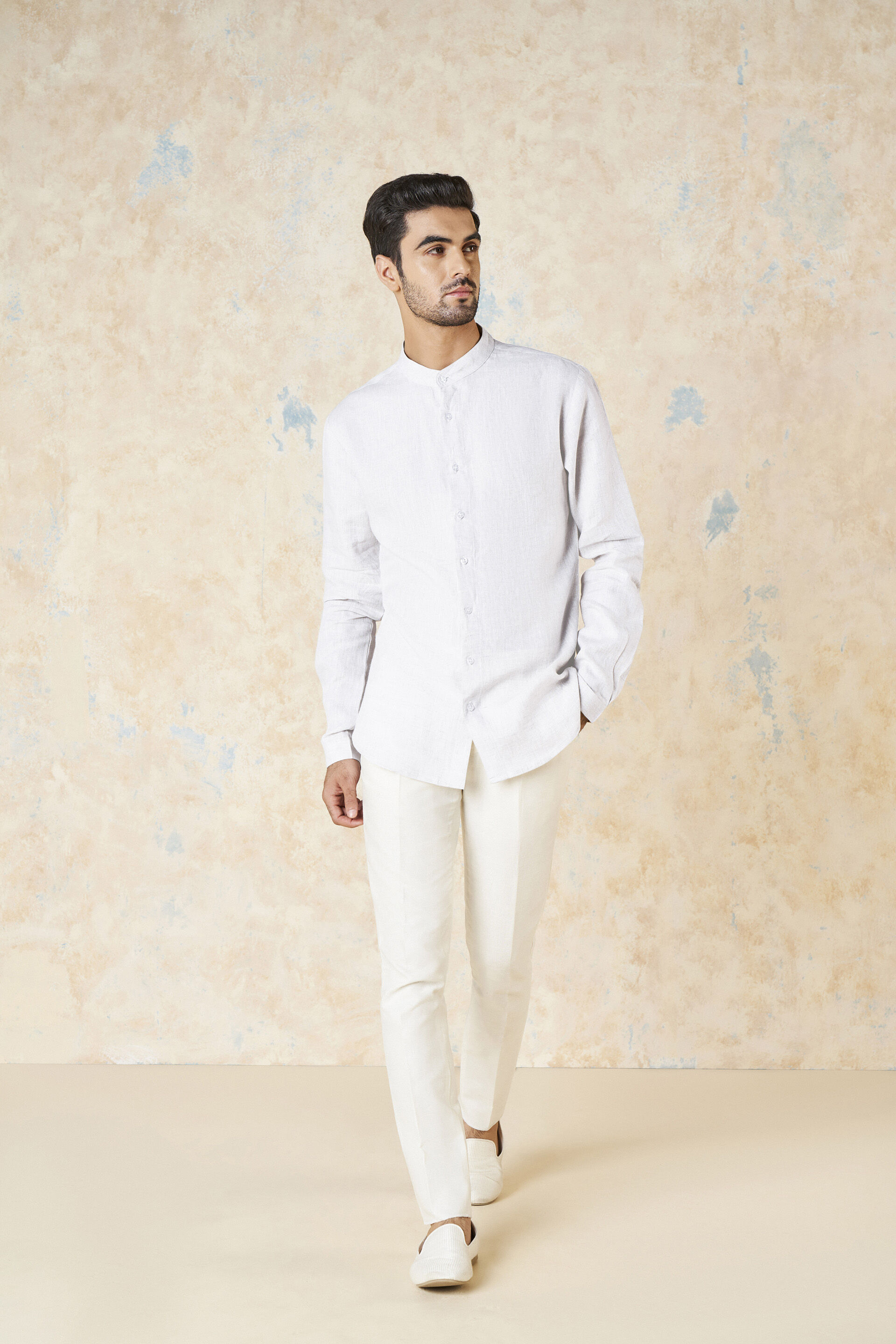 Anant Linen Shirt - White