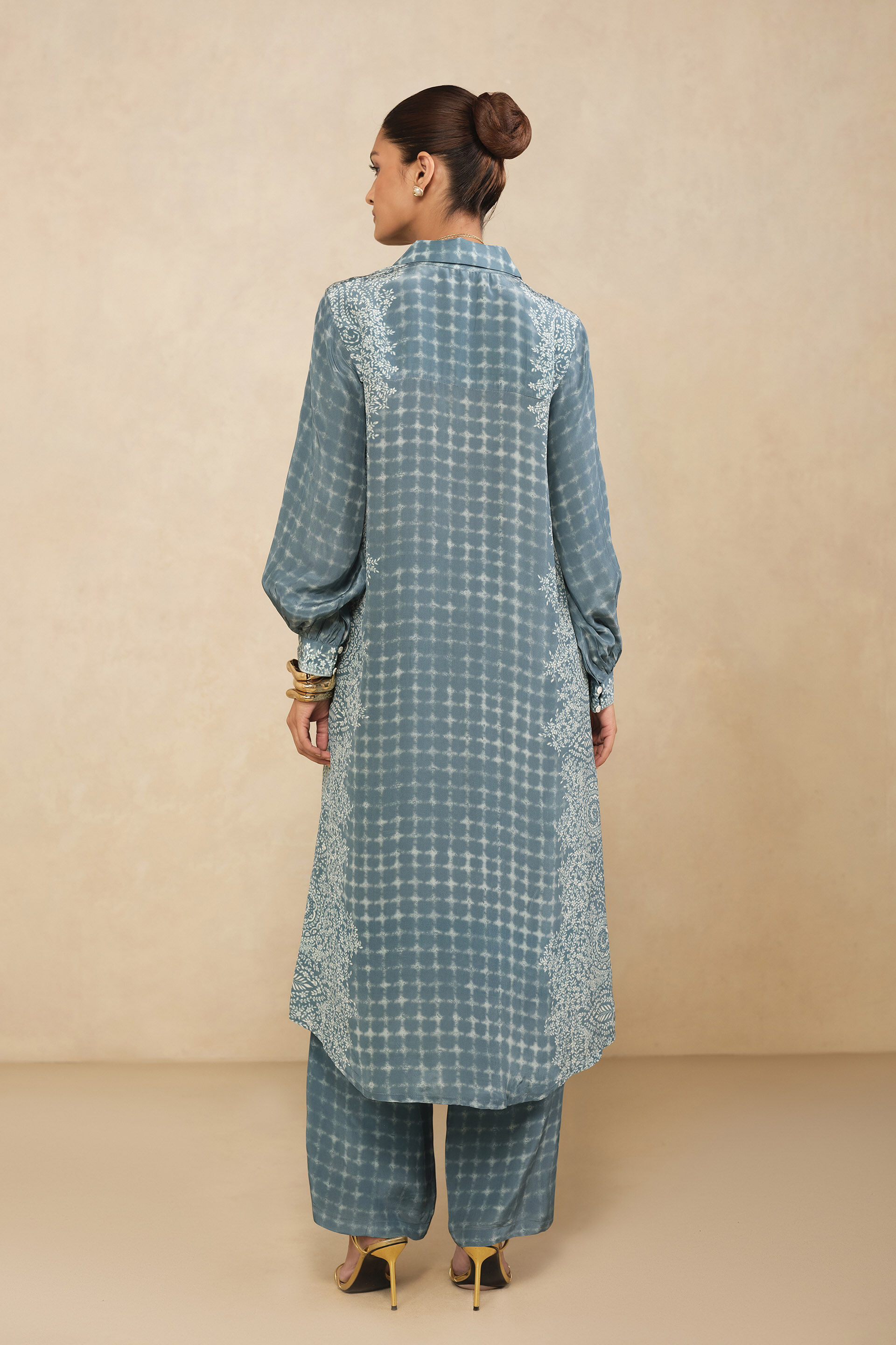 Urvi Kurta Set - Blue