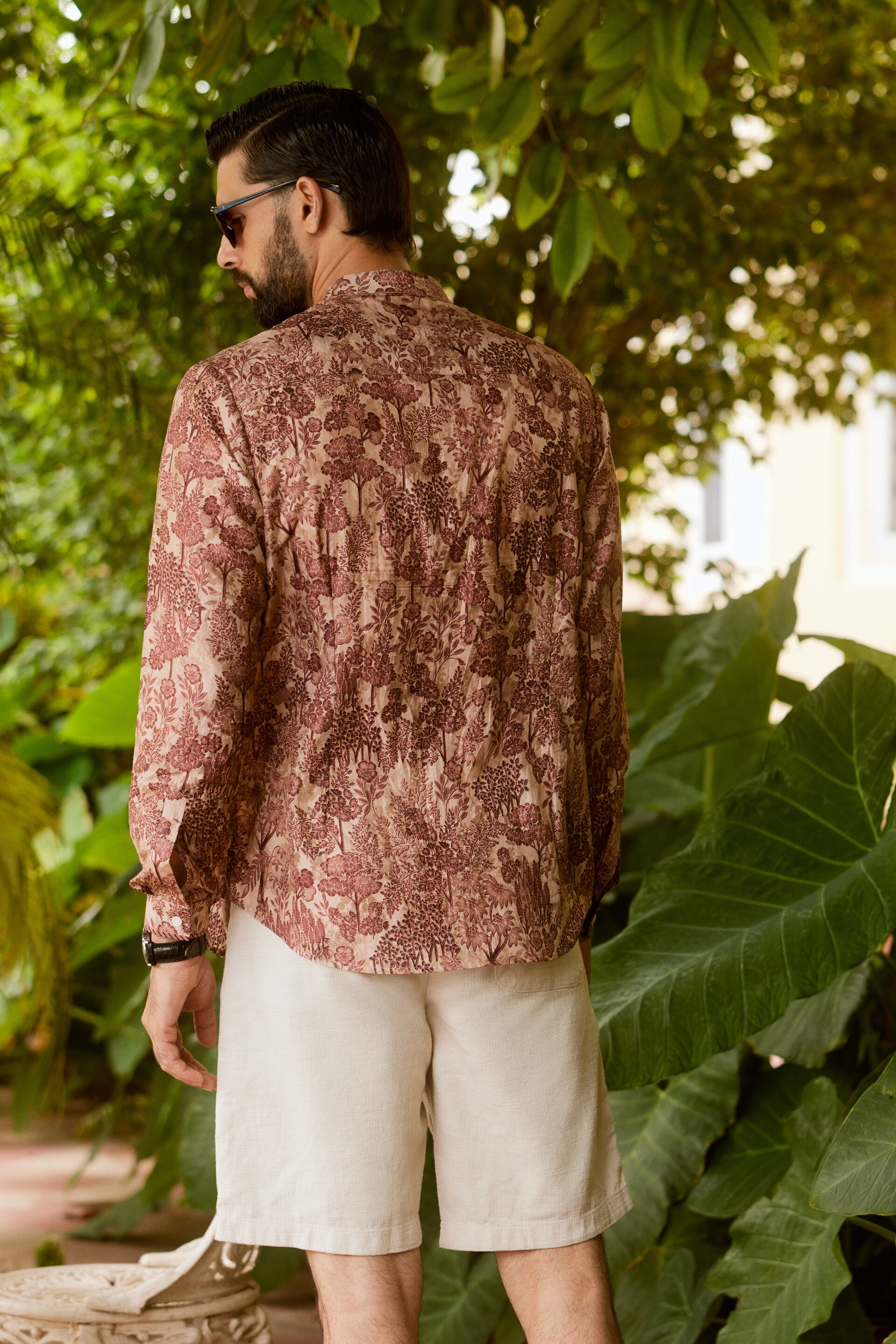 Anvay Silk Shirt - Beige