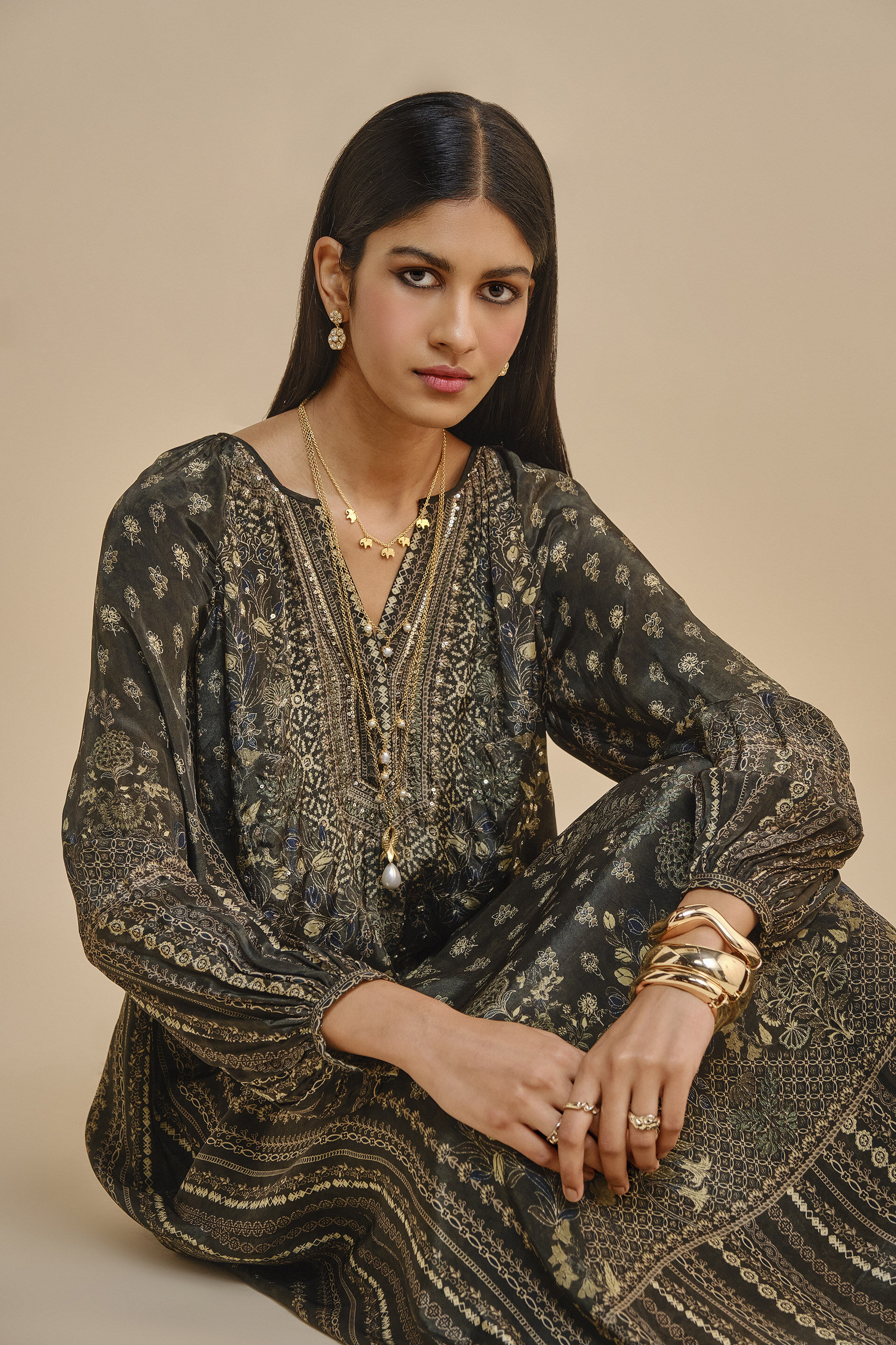 Araza Kaftan - Green, Green, image 4