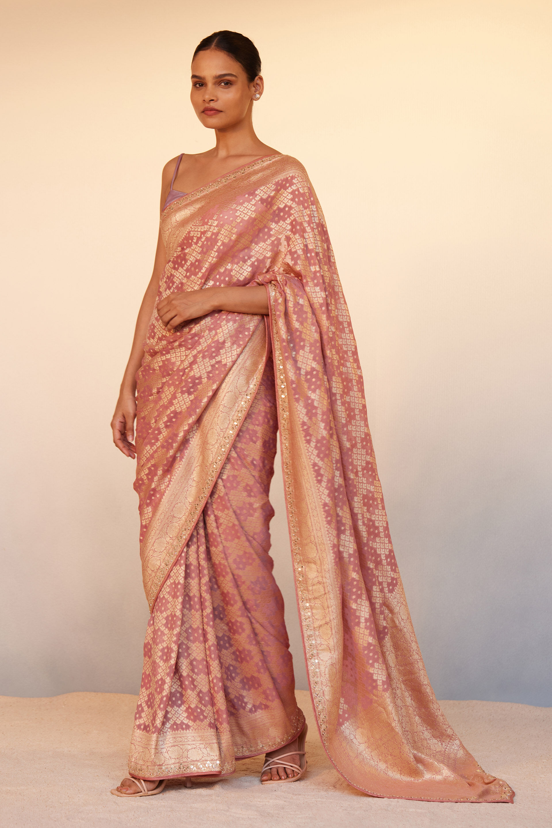 Anita dongre gota sales patti saree