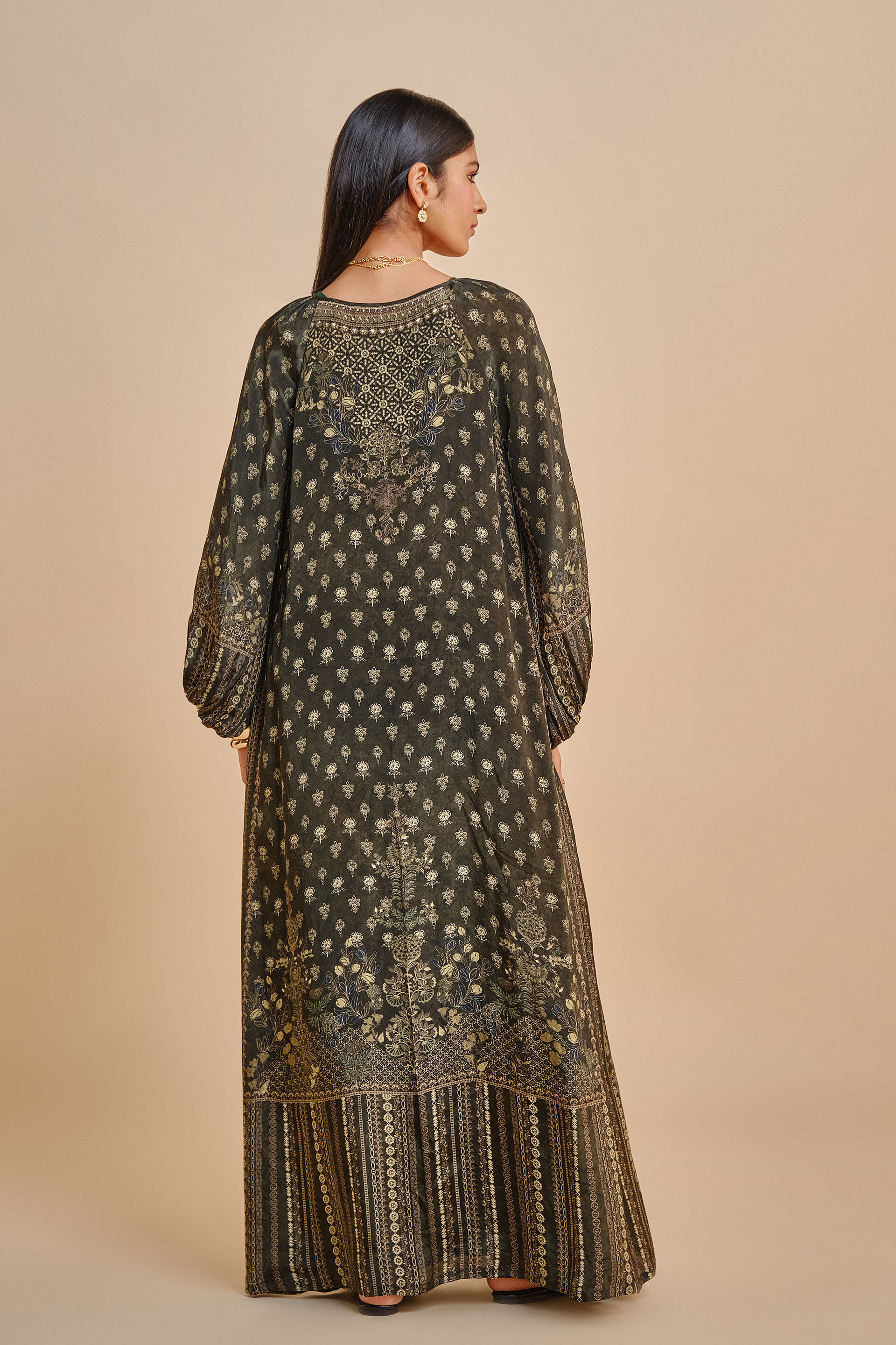 Araza Kaftan - Green, Green, image 2